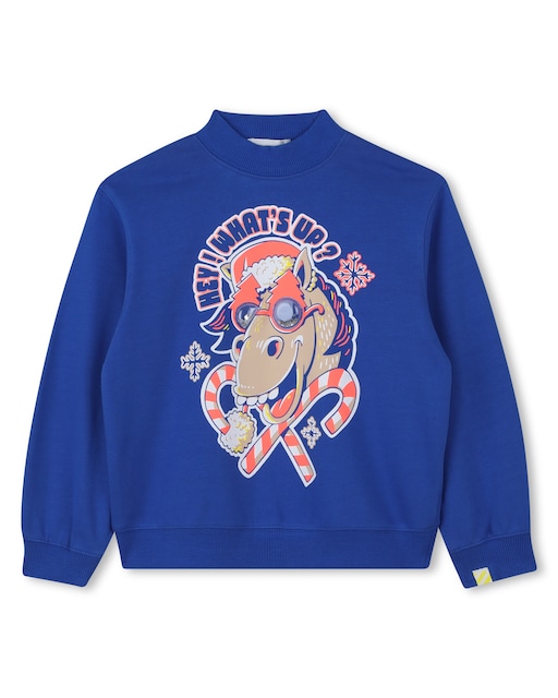 Imagen 0 de Sudadera de niño en color azul de algodón