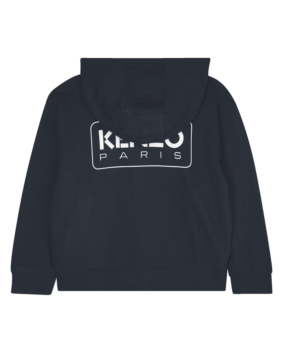 Sudadera 100% algodón con capucha y cremallera · Kenzo Kids · El