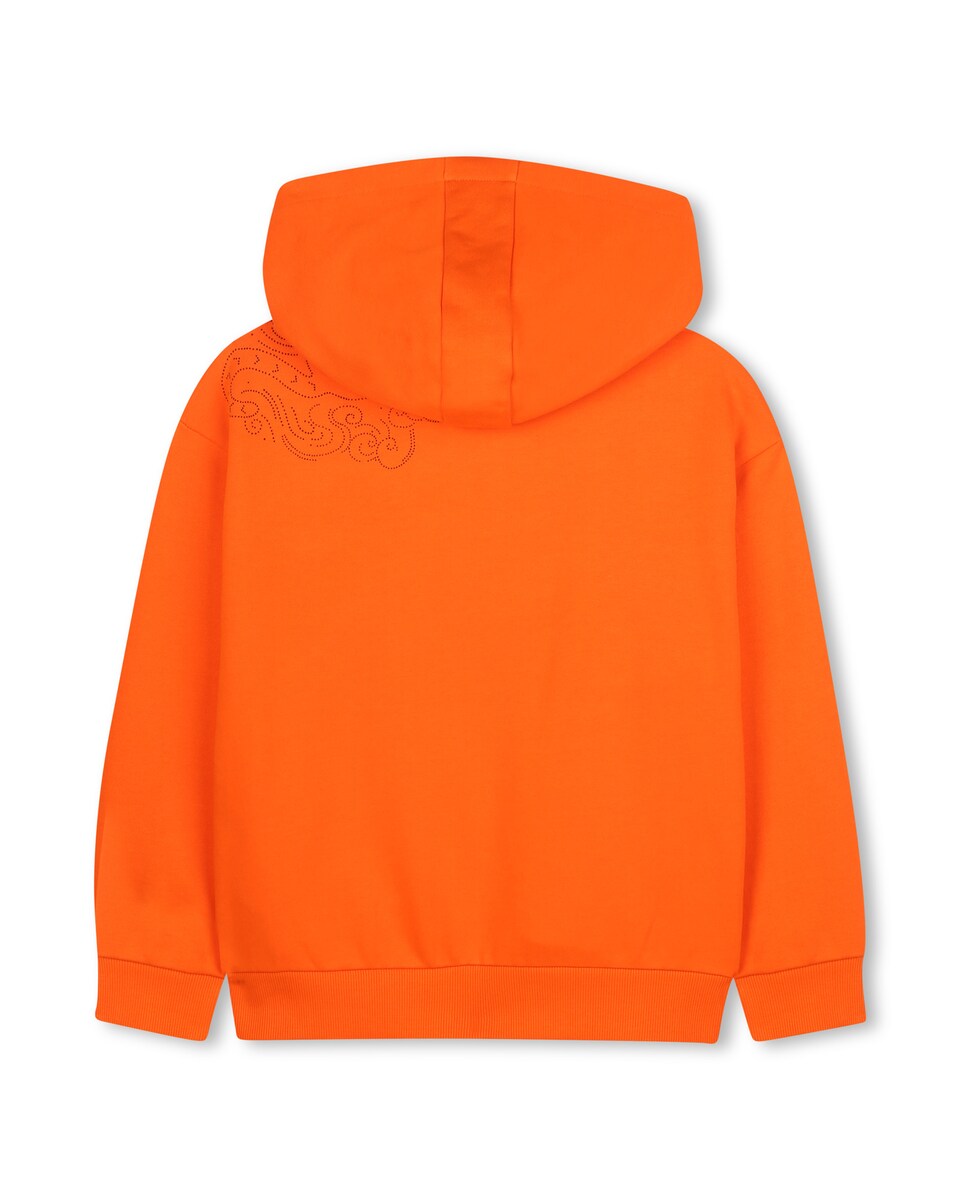 Sudadera de bebé en color naranja de algodón · Kenzo Kids · El