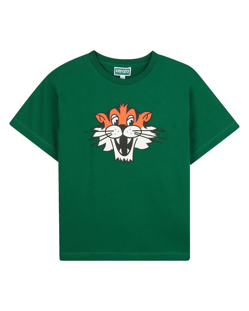 Designer Clothing Kenzo Web Vuelos Camiseta De Niño En Color Verde