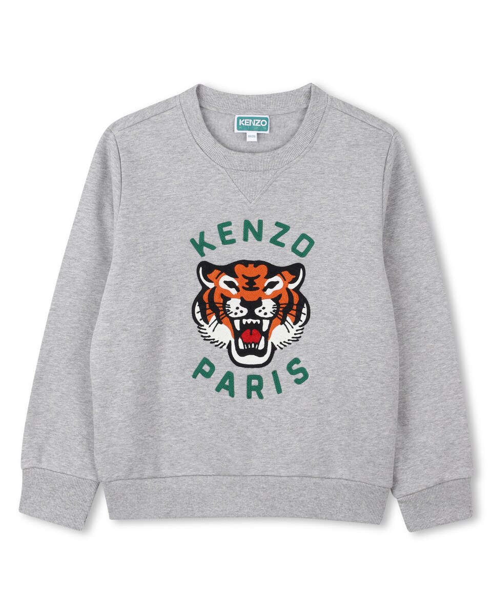 Sudadera de bebé en color gris de algodón · Kenzo Kids · El Corte