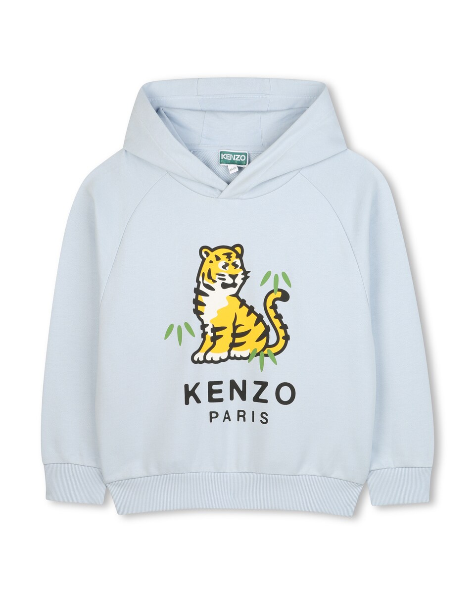 Sudadera de niño en color azul de algodón · Kenzo Kids · El Corte