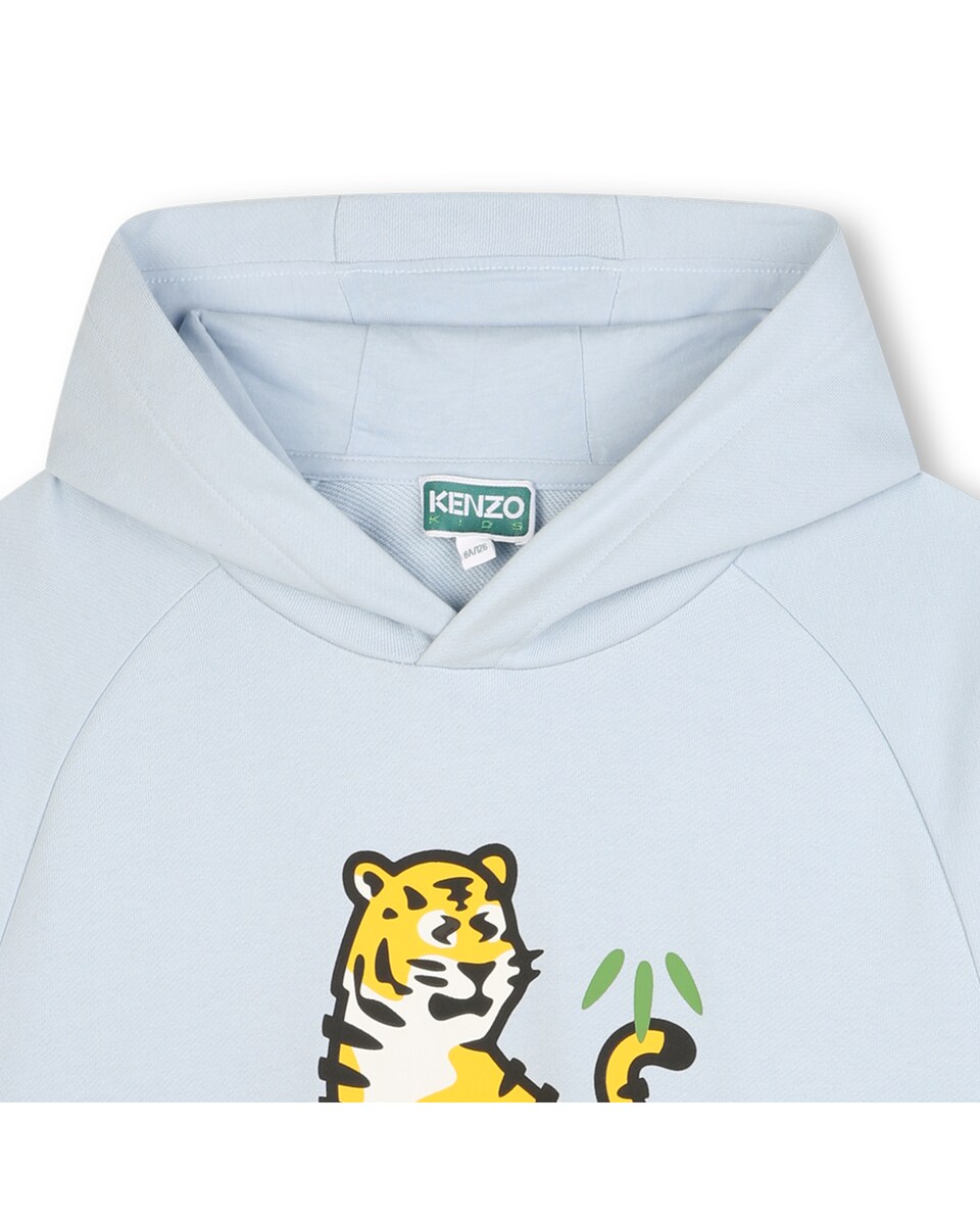 Sudadera de niño en color azul de algodón · Kenzo Kids · El Corte