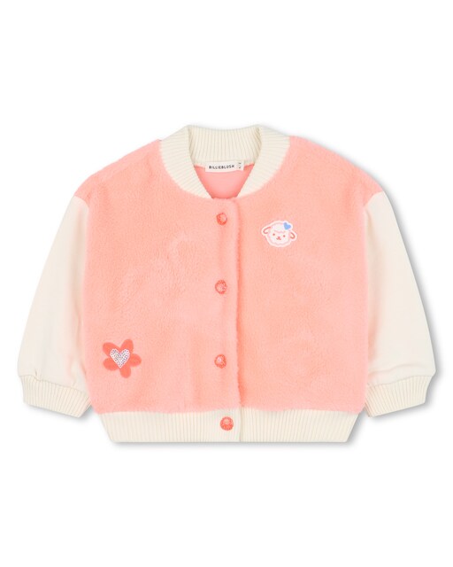 Imagen 0 de Chaqueta de bebé niña en color rosa con botones automáticos