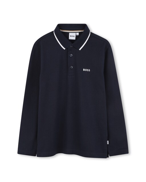 Imagen 0 de Polo de niño 100% algodón de manga larga