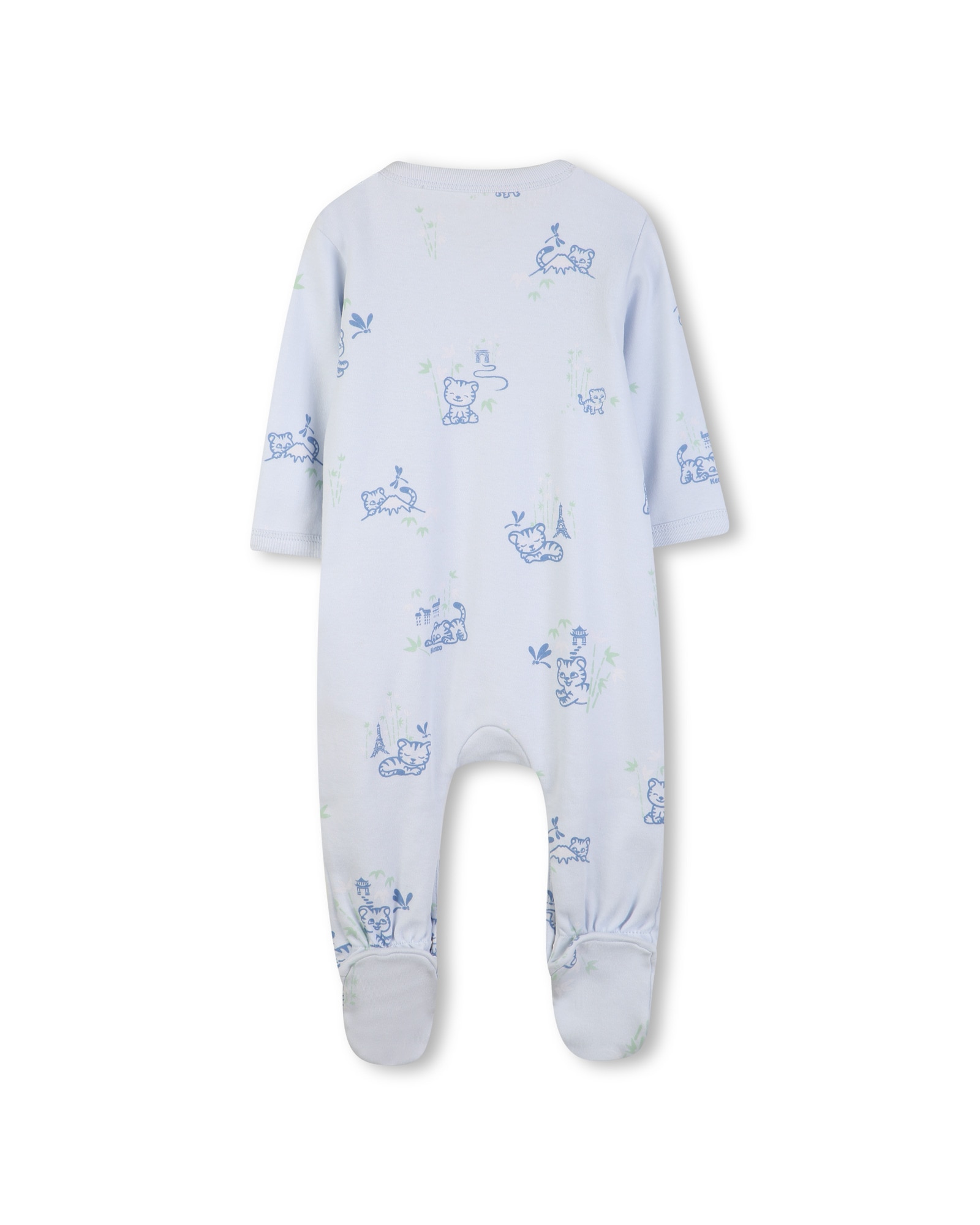 Conjunto de bebé niño de manga larga con estampado grande en algodón - Kenzo Kids - Natural Natural-4