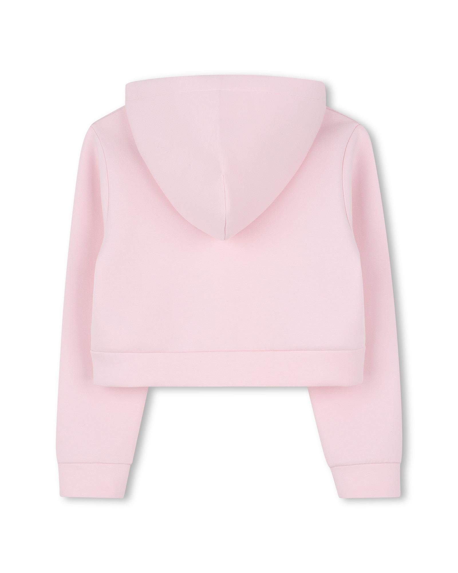 Sudadera con capucha de niña liso en algodón - Marc Jacobs - Rosa Rosa-4