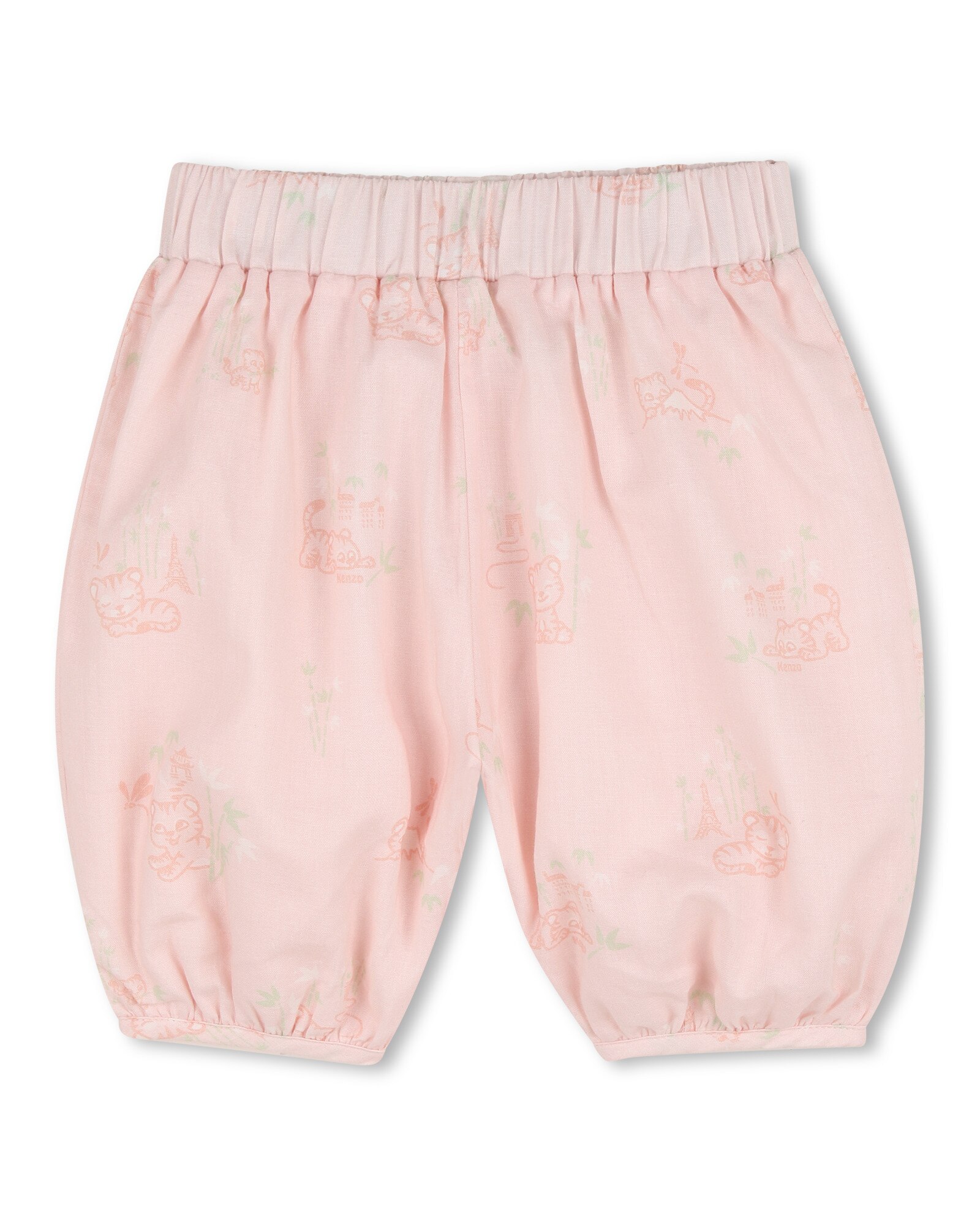 Conjunto de bebé niña de manga corta liso en algodón - Kenzo Kids - Natural Natural-5