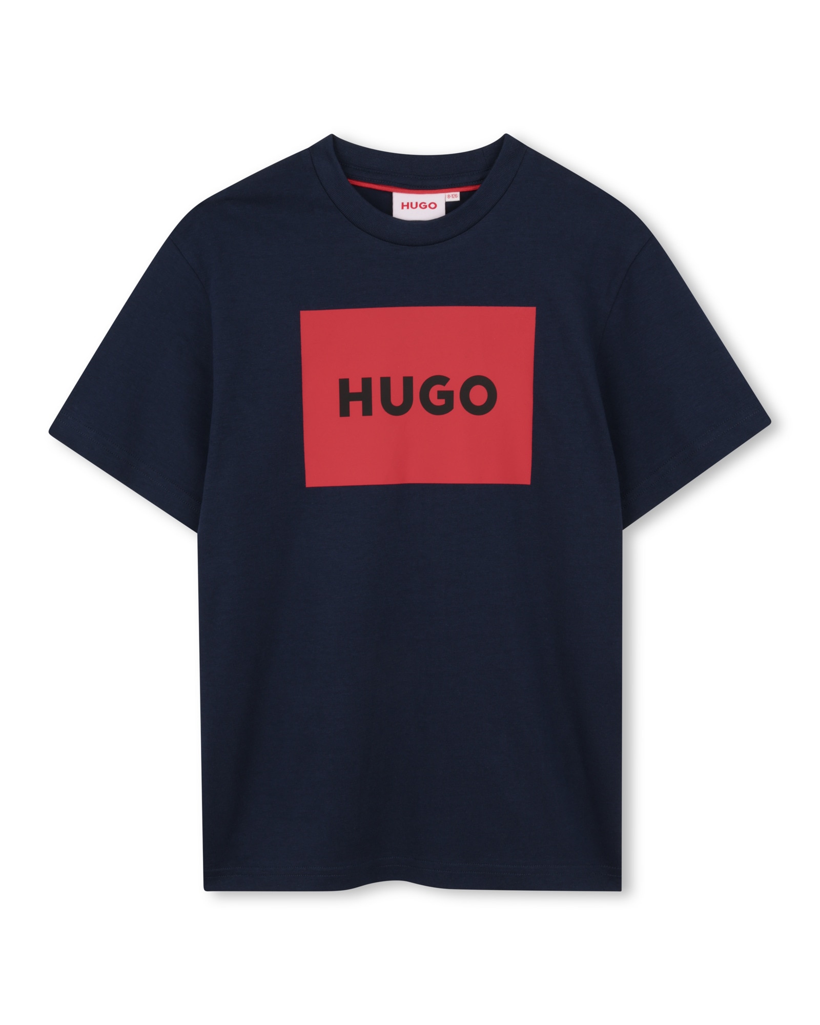 Imagen 0 de Camisa de niño de manga corta liso Azul marino
