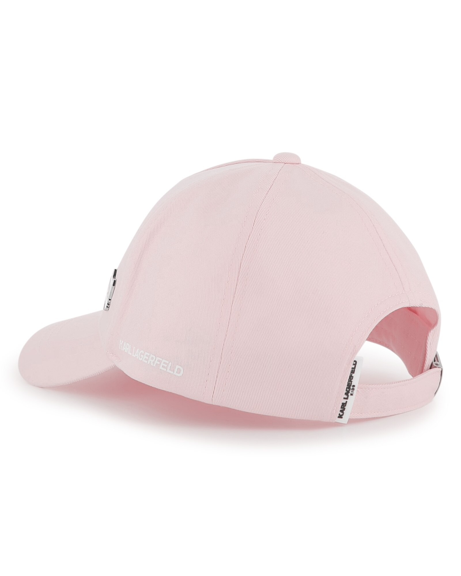 Gorra de niña en algodón lisa - Karl Lagerfeld Kids - Rosa claro Rosa claro-3