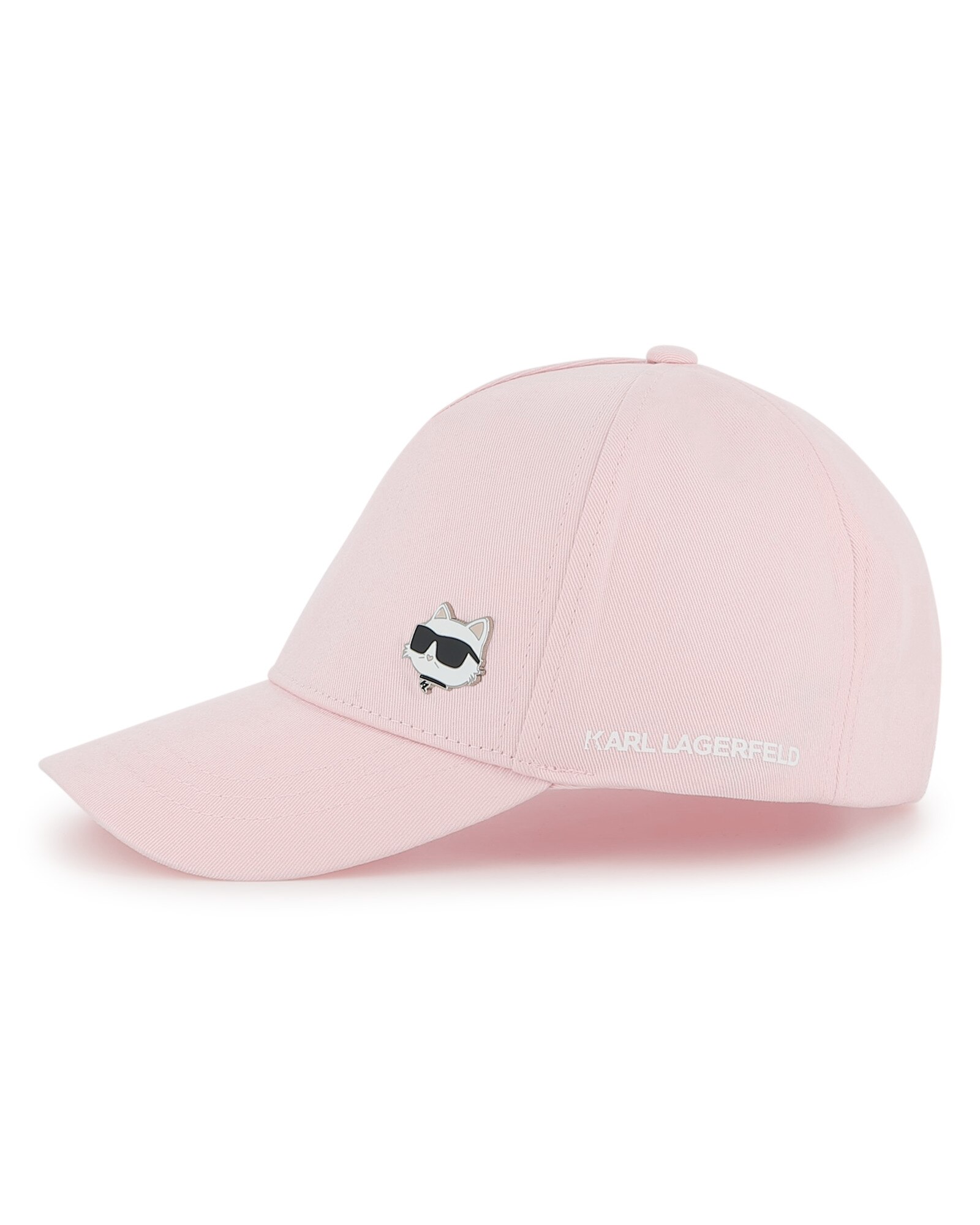 Gorra de niña en algodón lisa - Karl Lagerfeld Kids - Rosa claro Rosa claro-2