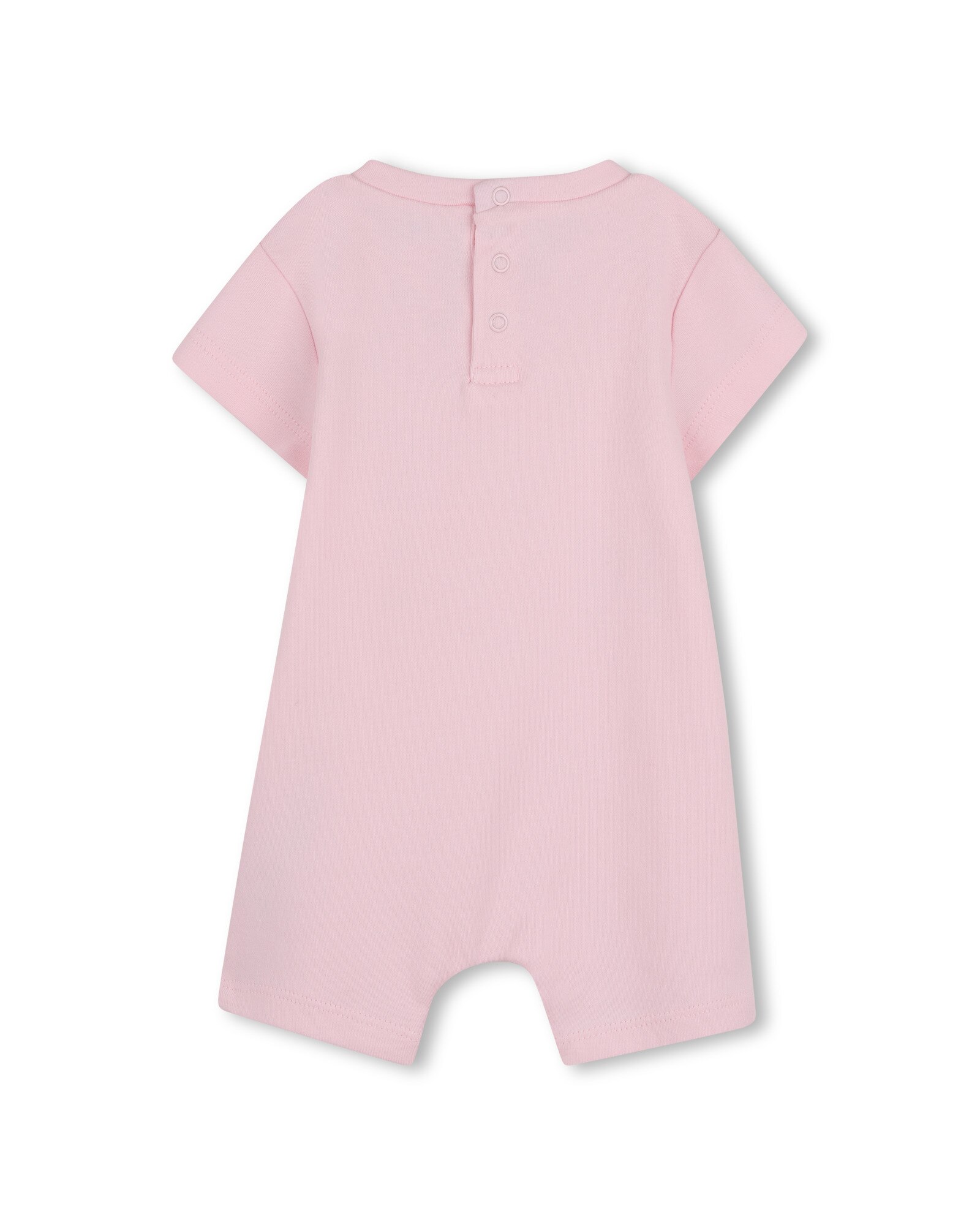 Mono de bebe unisexe con dibujo frontal en algodón - Marc Jacobs - Rosa Rosa-3