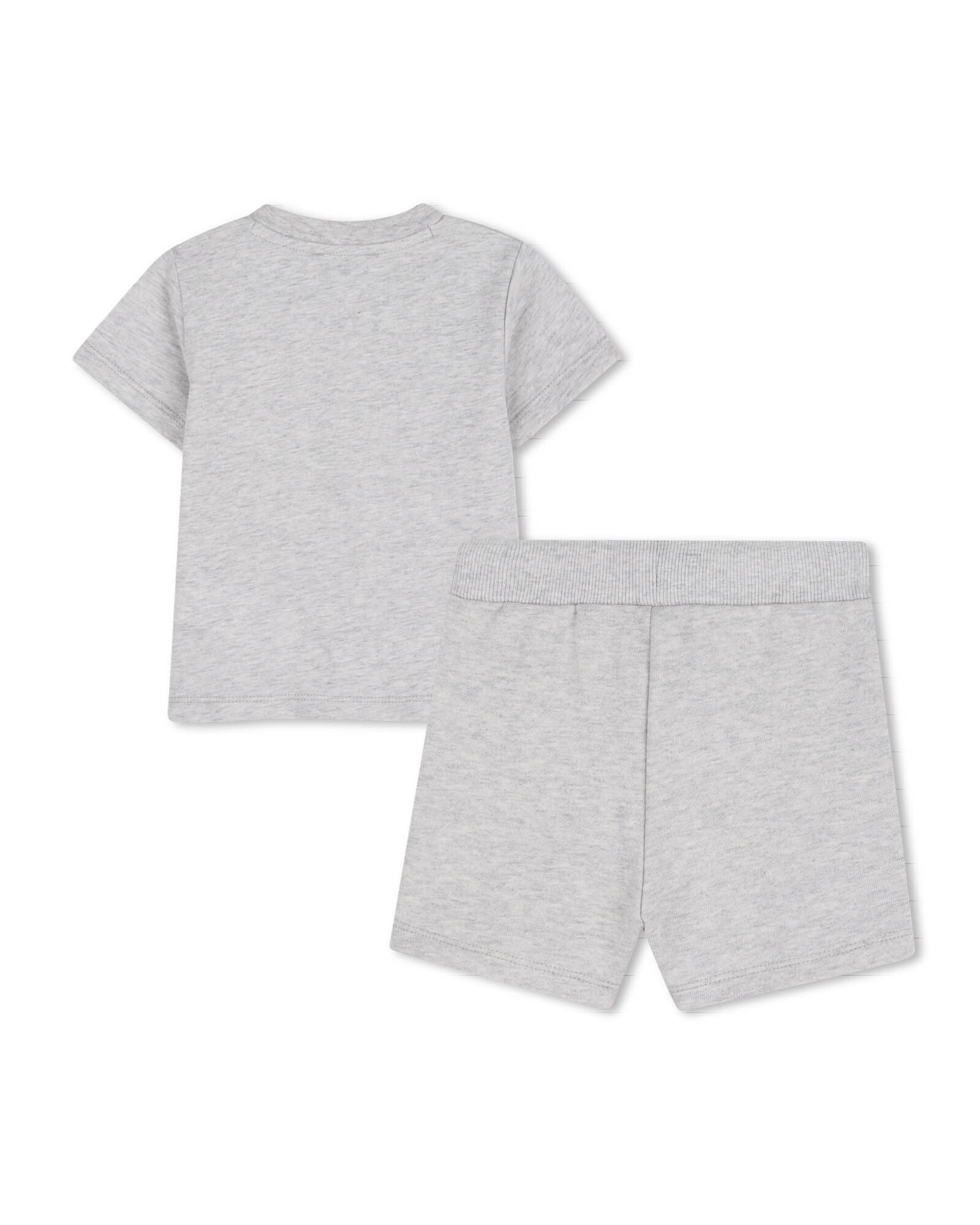 Conjunto de bebé de manga corta con estampado animal - Kenzo Kids - Gris Gris-3