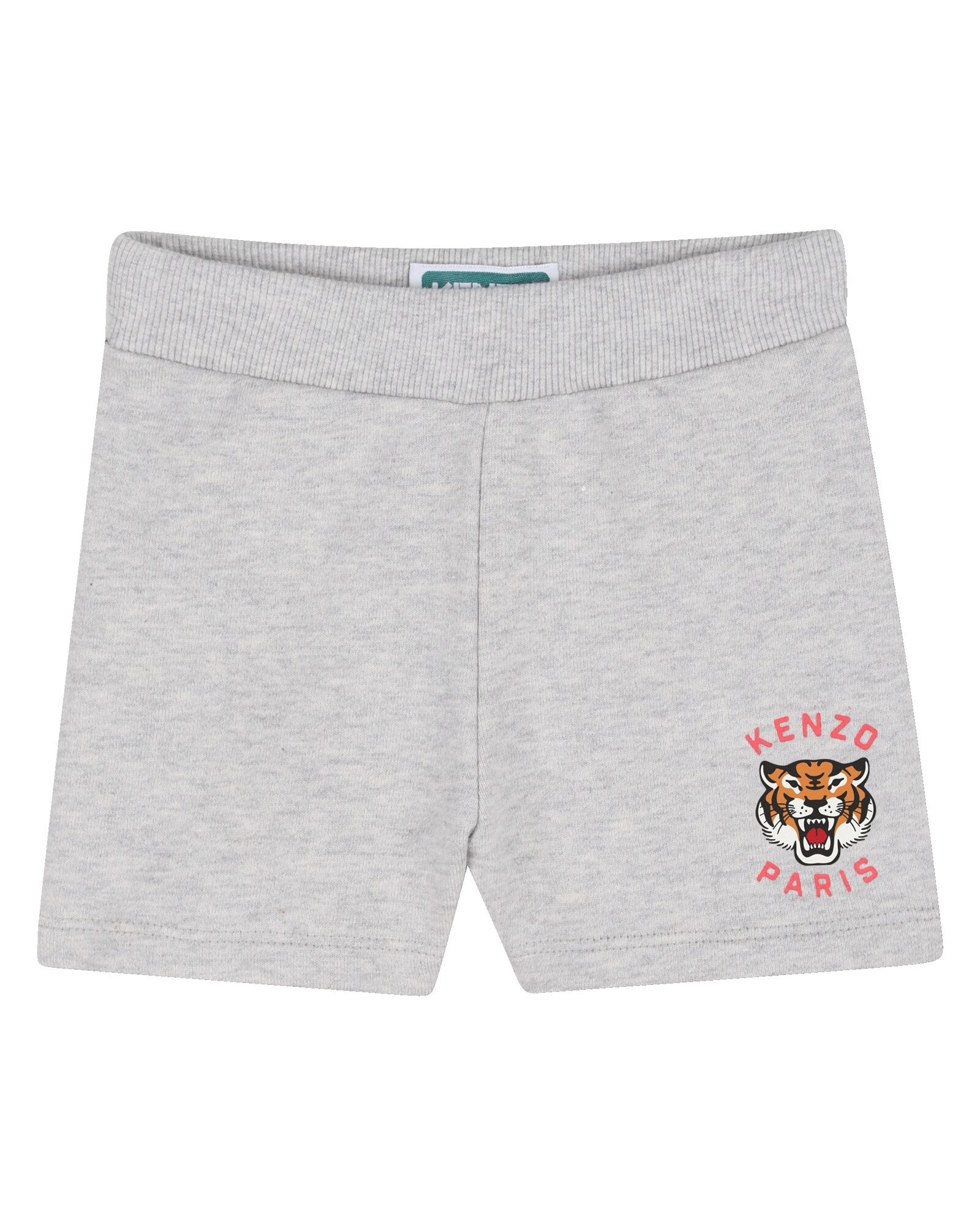 Conjunto de bebé de manga corta con estampado animal - Kenzo Kids - Gris Gris-5
