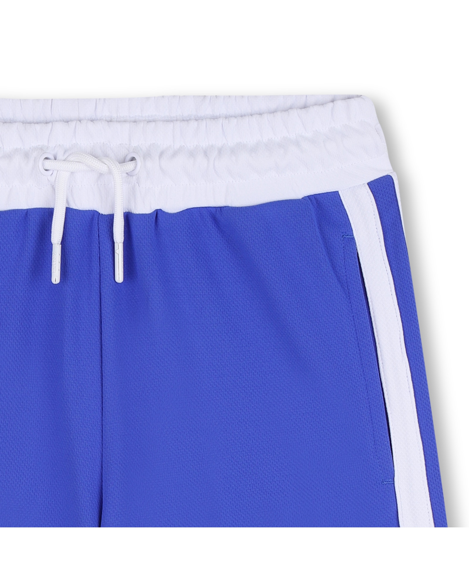 Pantalón corto unisex de algodón con estampado geométrico - DKNY - Azul Azul-4