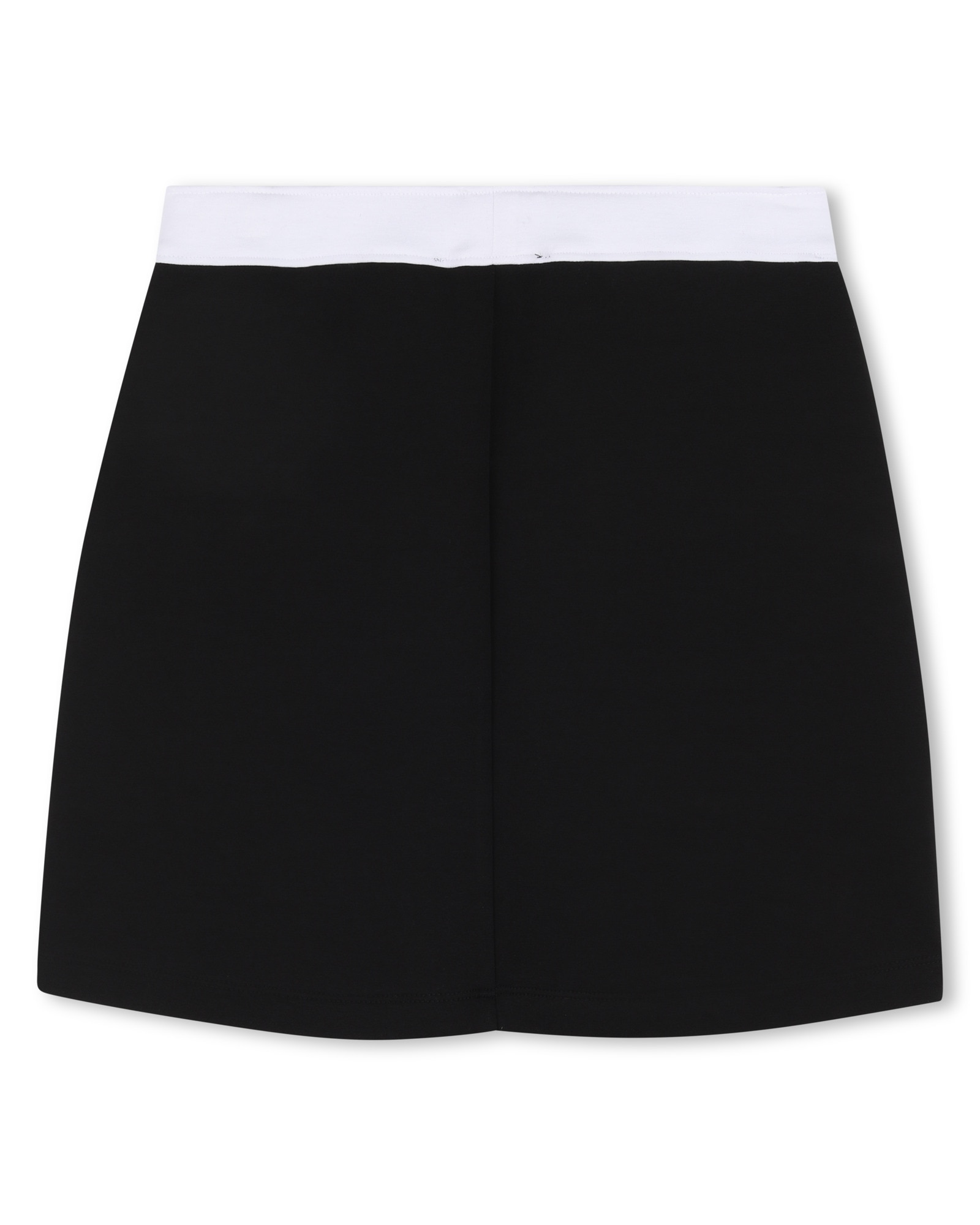 Falda de niña geométrico en algodón - Karl Lagerfeld Kids - Negro Negro-4