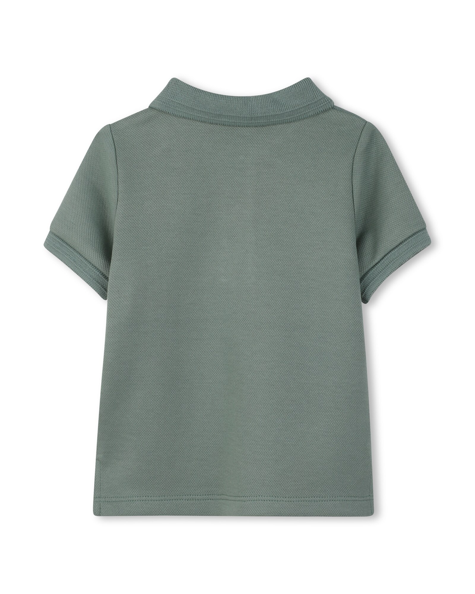 Polo de bebé niño de manga corta liso en algodón - BOSS Kidswear - Verde Verde-2