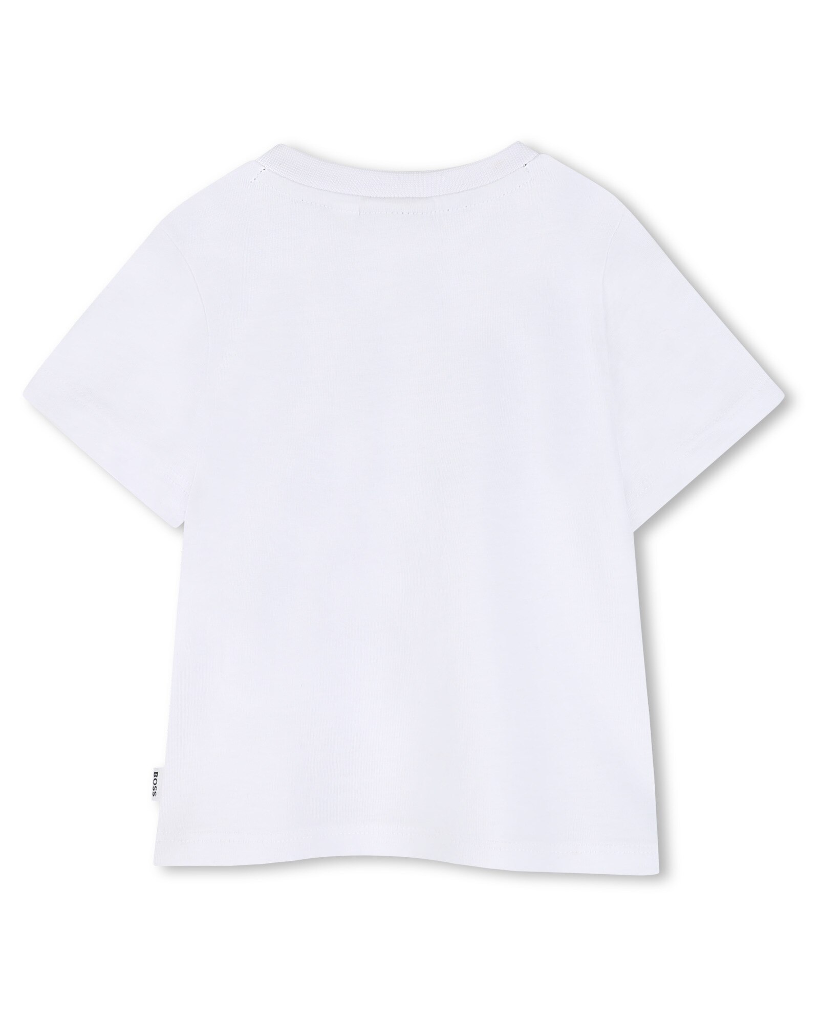 Conjunto de bebé niño de manga corta con dibujo frontal en algodón - BOSS Kidswear - Azul Azul-4