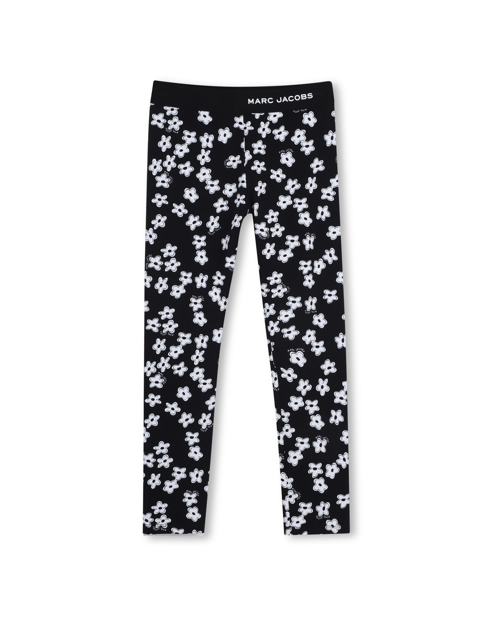Imagen 0 de Pantalón deportivo de niña con dibujo frontal en algodón Negro