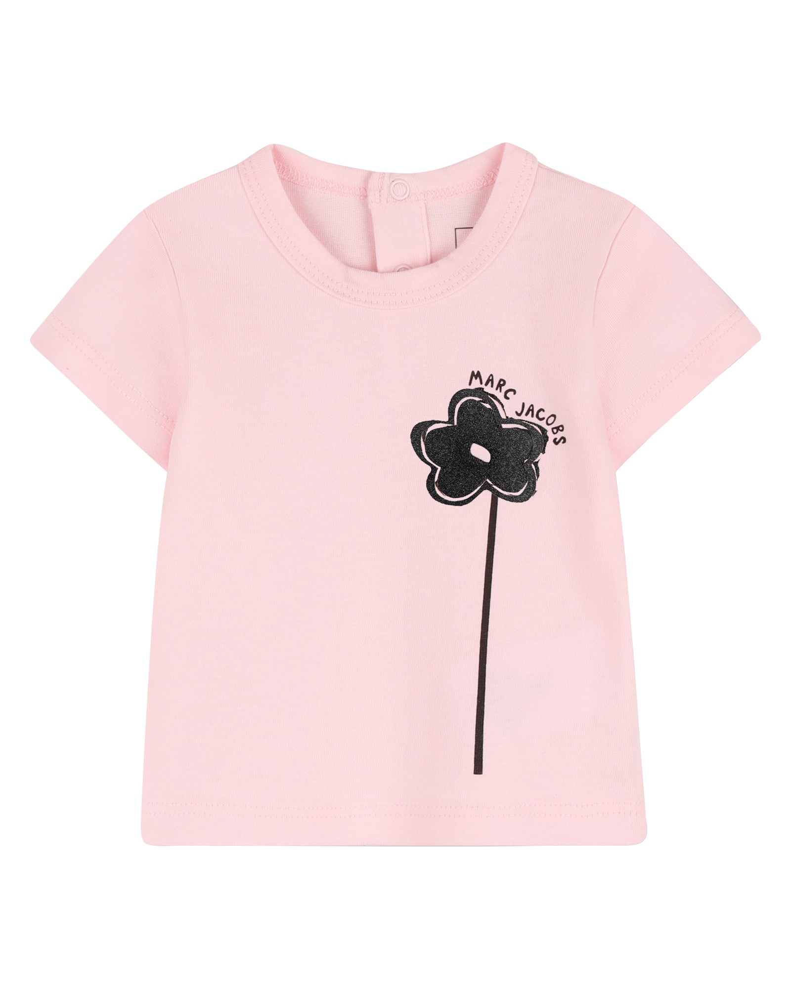 Conjunto de bebe unisexe microestampado en algodón - Marc Jacobs - Rosa Rosa-2