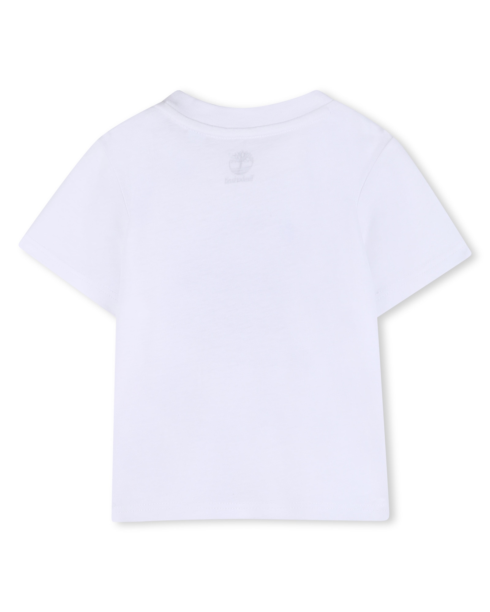 Camiseta de bebé niño de manga corta con dibujo frontal en algodón - Timberland - Blanco / Azul Blanco / Azul-3