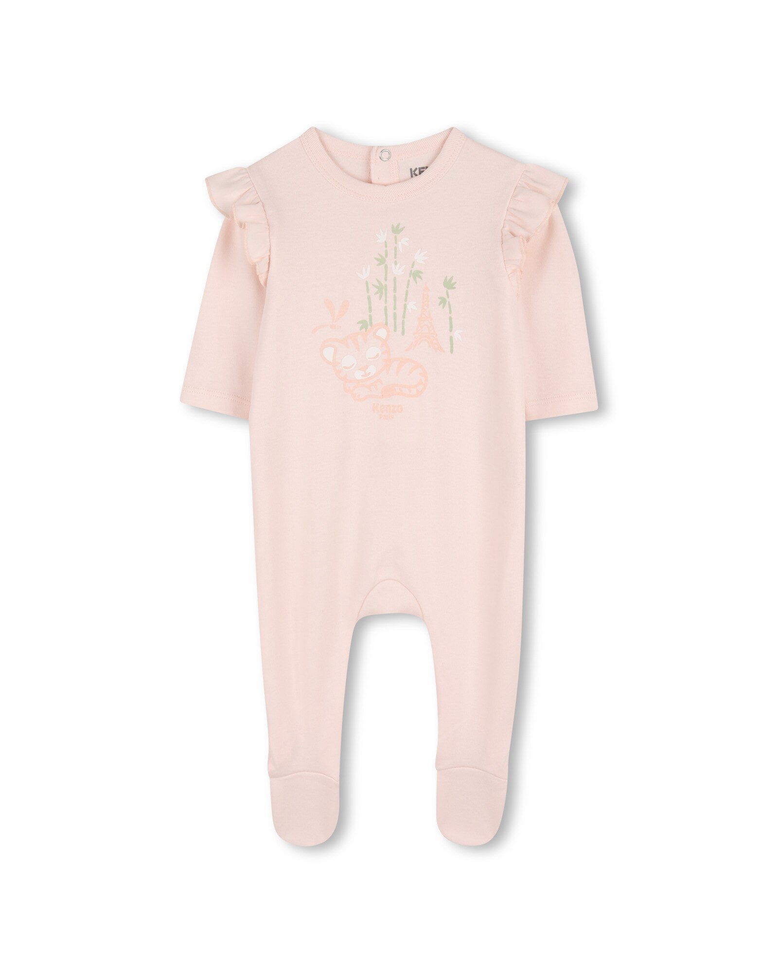 Conjunto de bebé niña de manga larga con fantasía en algodón - Kenzo Kids - Natural Natural-2