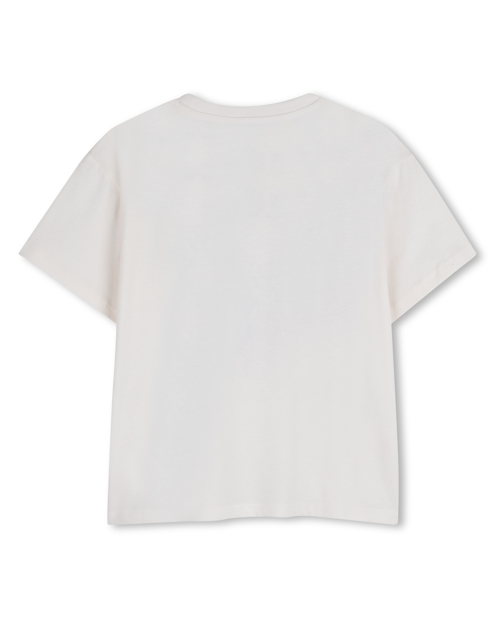 Camiseta de bebe unisex de manga francesa con estampado grande en algodón - Kenzo Kids - Blanco Blanco-5