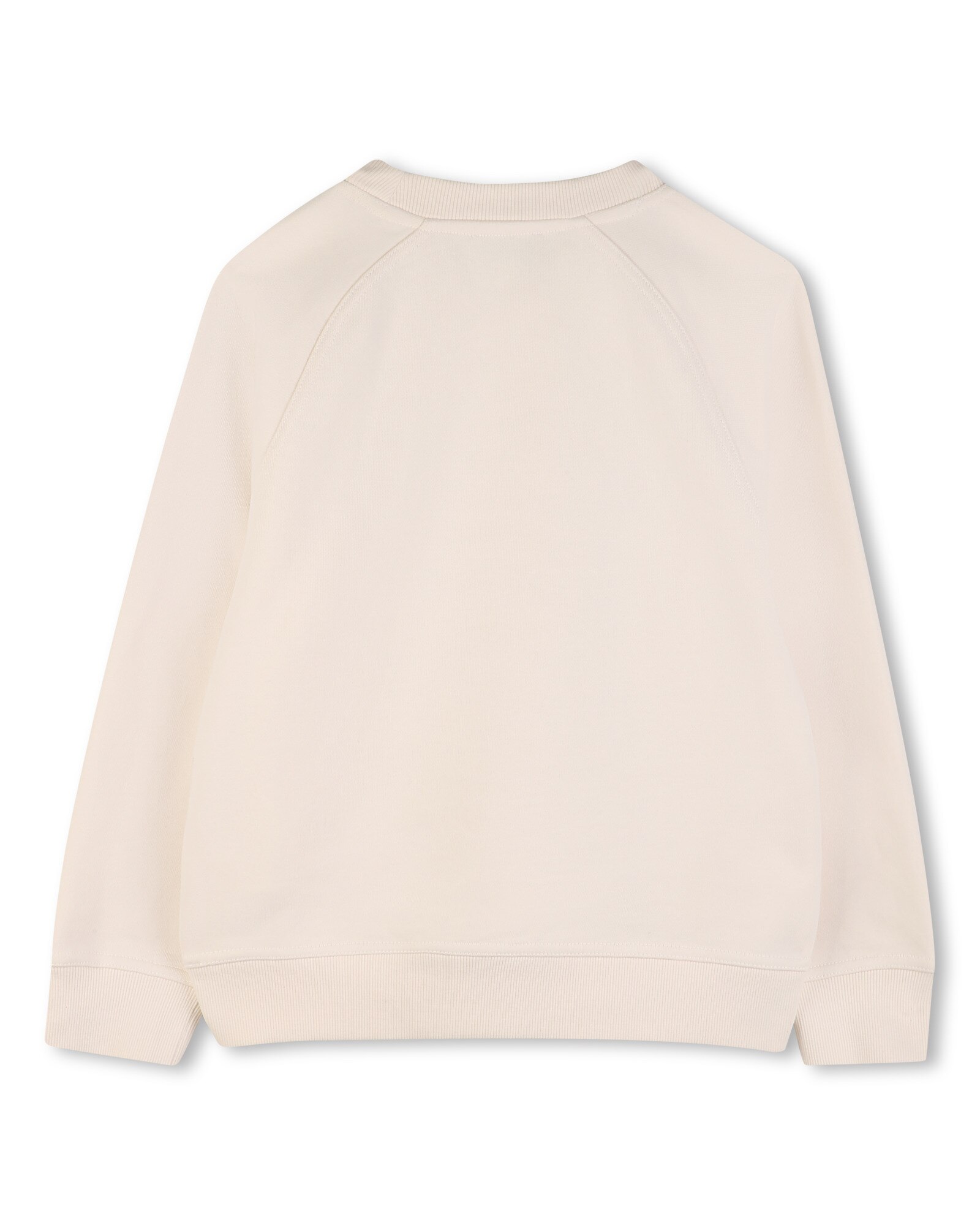 Sudadera sin capucha unisex de manga larga con animal print en algodón - Kenzo Kids - Natural Natural-4