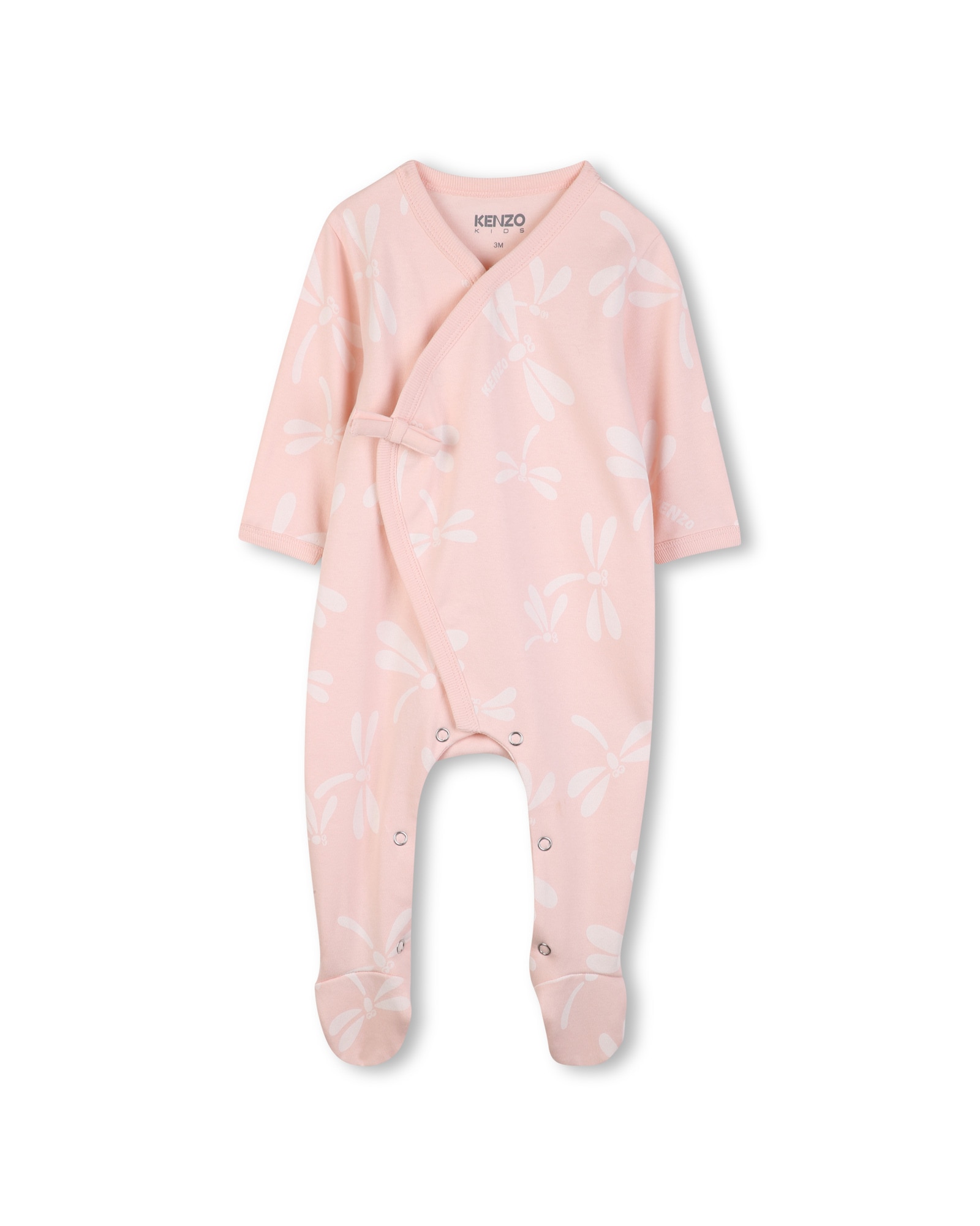 Conjunto de bebé niña de manga larga con animal print en algodón - Kenzo Kids - Natural Natural-2