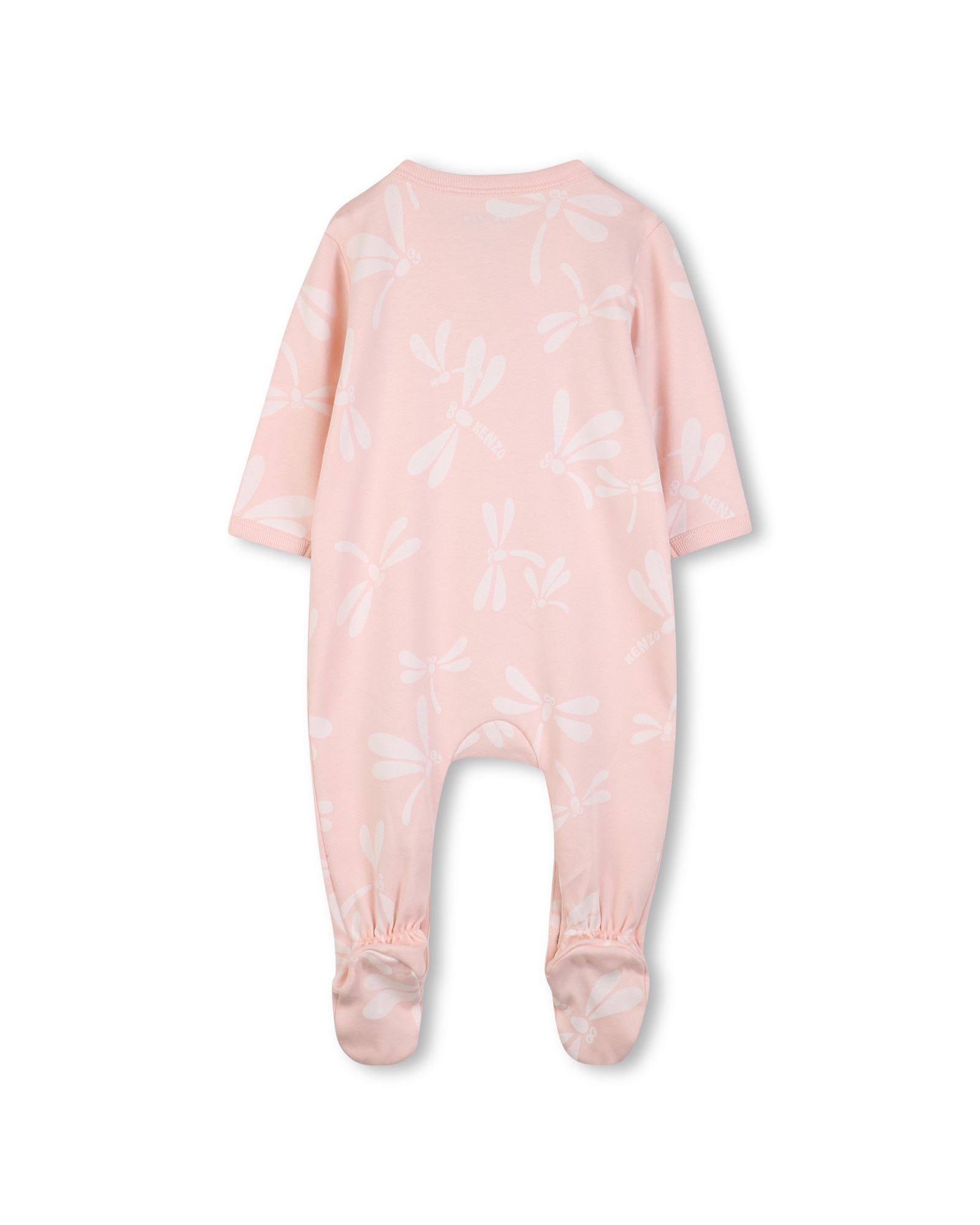 Conjunto de bebé niña de manga larga con animal print en algodón - Kenzo Kids - Natural Natural-4