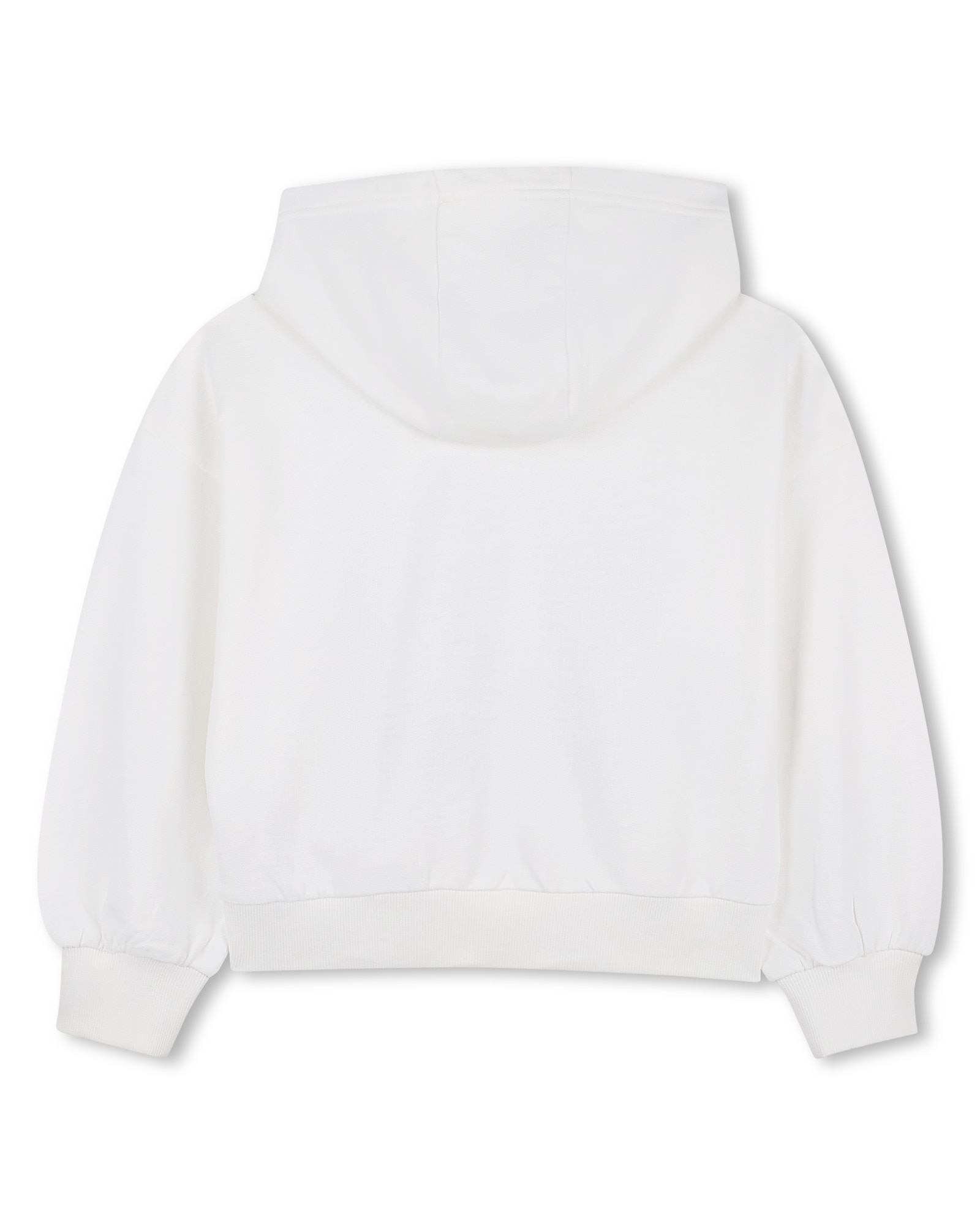 Sudadera sin capucha de niña de manga larga con dibujo frontal en algodón - Kenzo Kids - Blanco Blanco-3