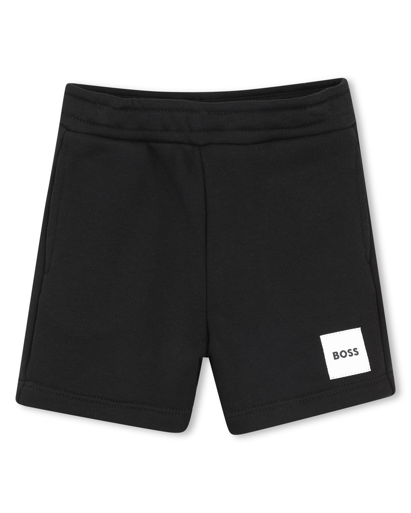 Short de bebé niño liso en algodón - BOSS Kidswear - Negro Negro-1