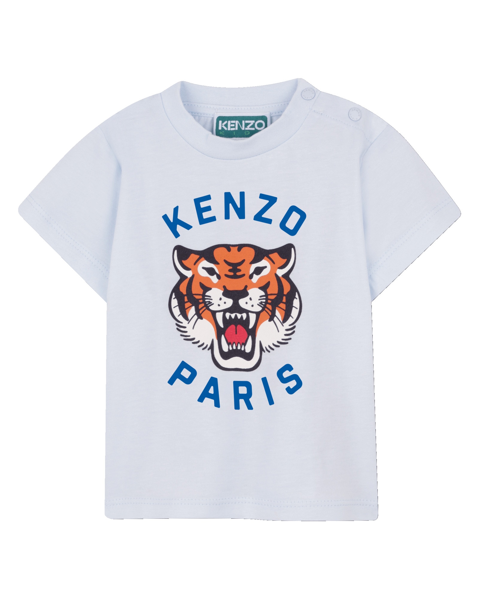 Imagen 0 de Camiseta de bebé de algodón con estampado animal Natural