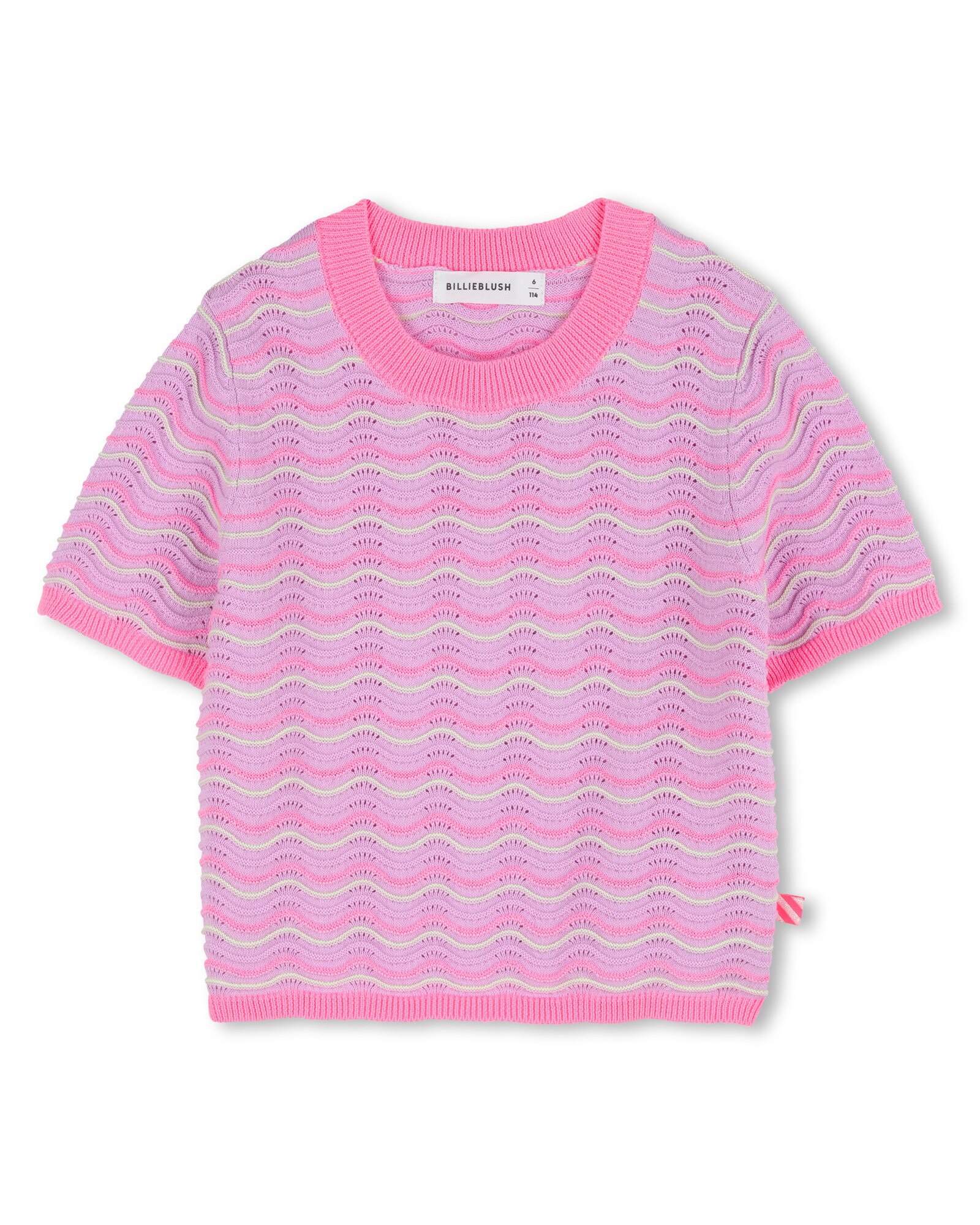 Jersey de niña de algodón con rayas
