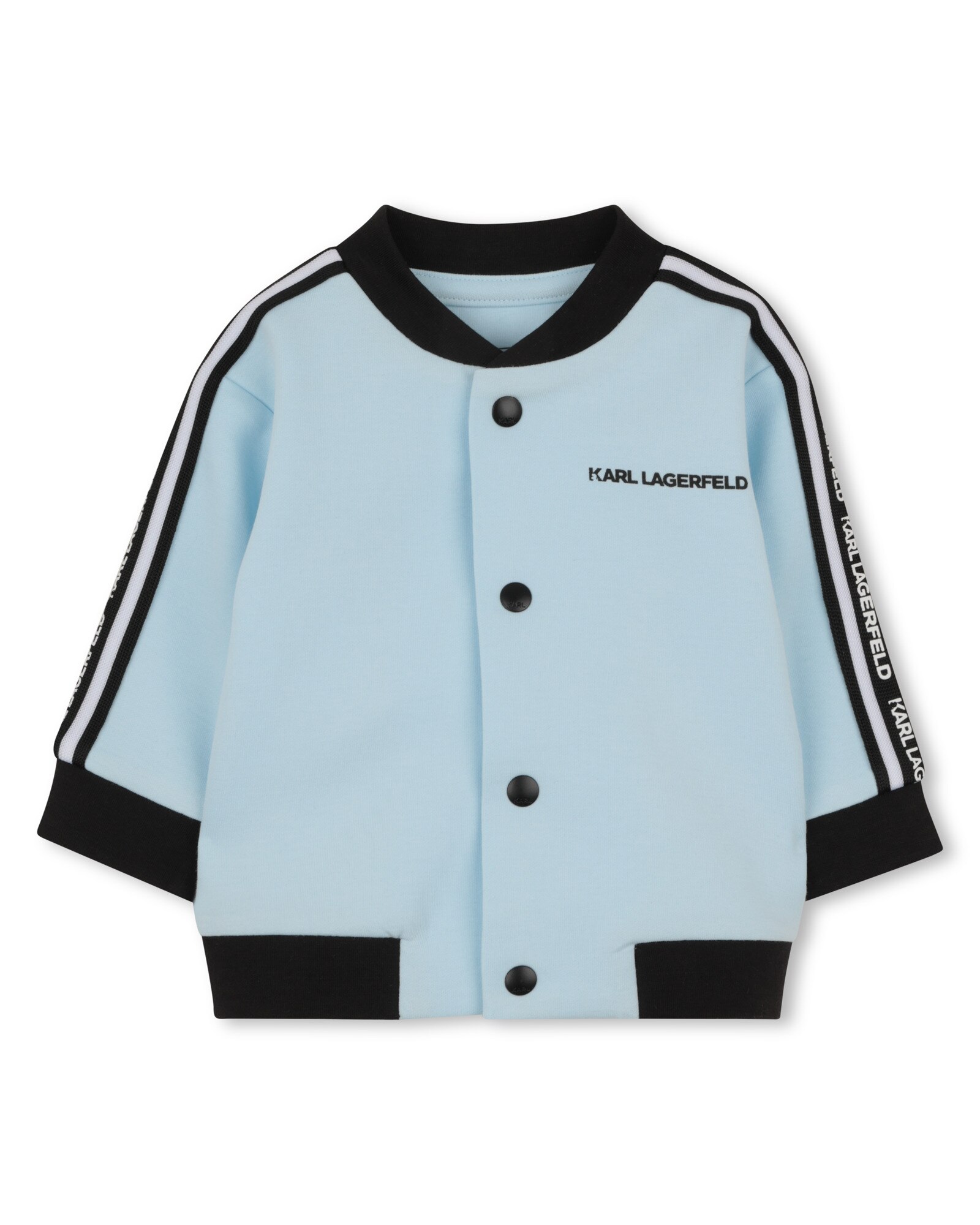Conjunto de bebé niño con dibujo frontal en algodón - Karl Lagerfeld Kids - Azul Azul-2