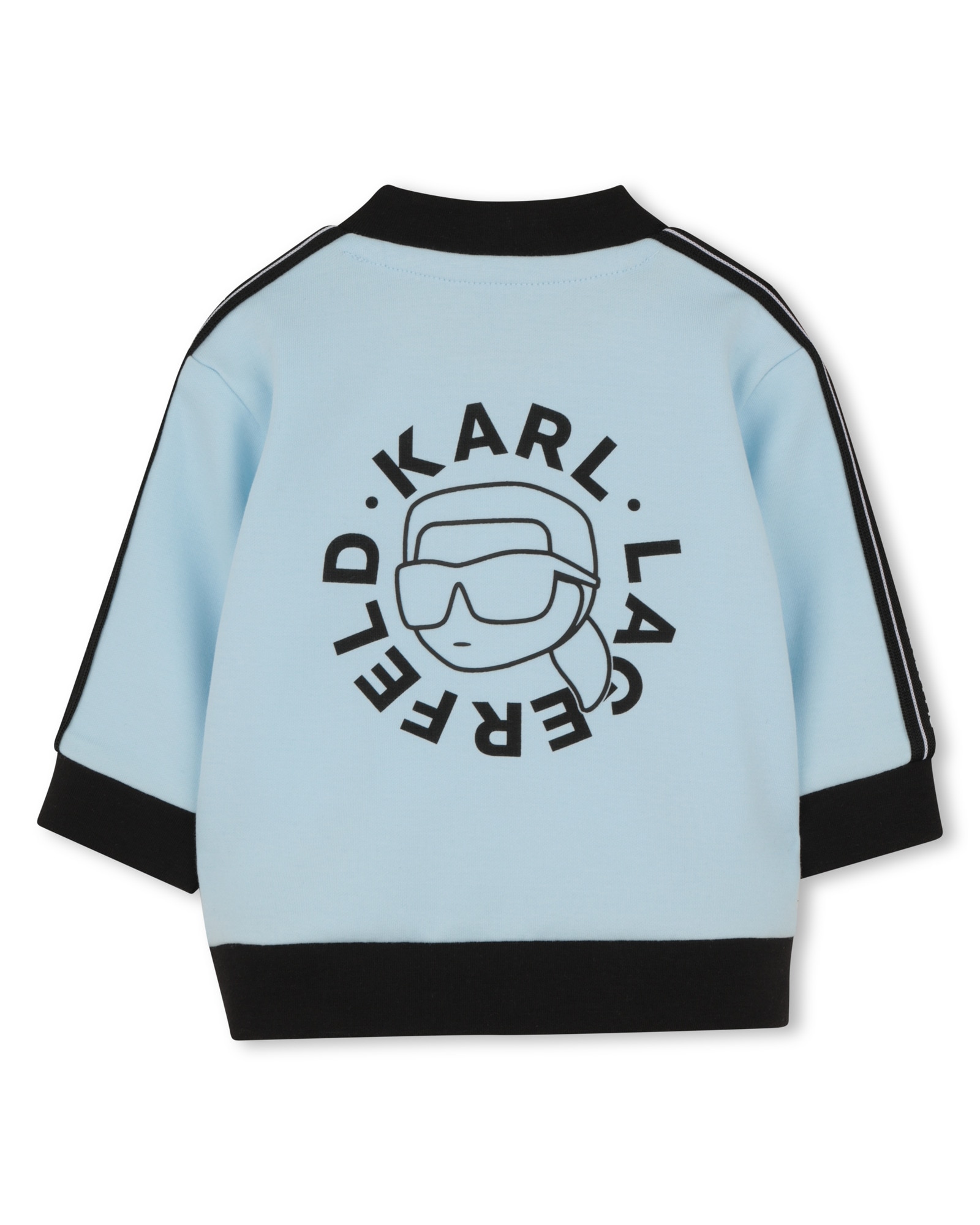 Conjunto de bebé niño con dibujo frontal en algodón - Karl Lagerfeld Kids - Azul Azul-4