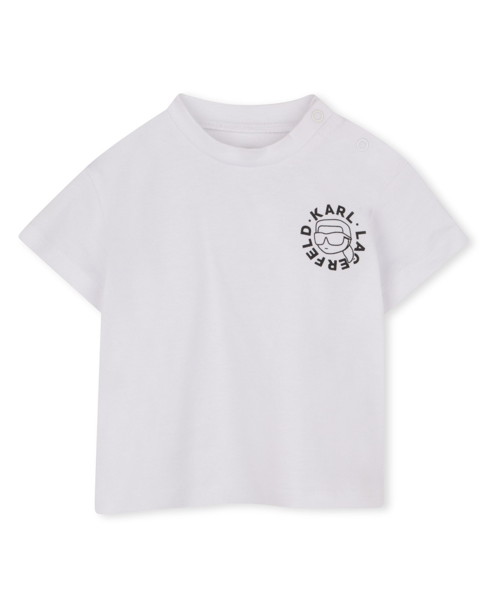Conjunto de bebé niño con dibujo frontal en algodón - Karl Lagerfeld Kids - Azul Azul-5
