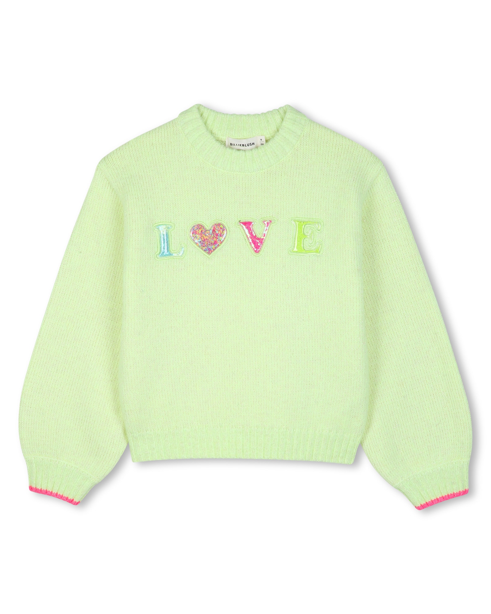 Jersey de niña con estampado grande - Billieblush - Verde Verde-1