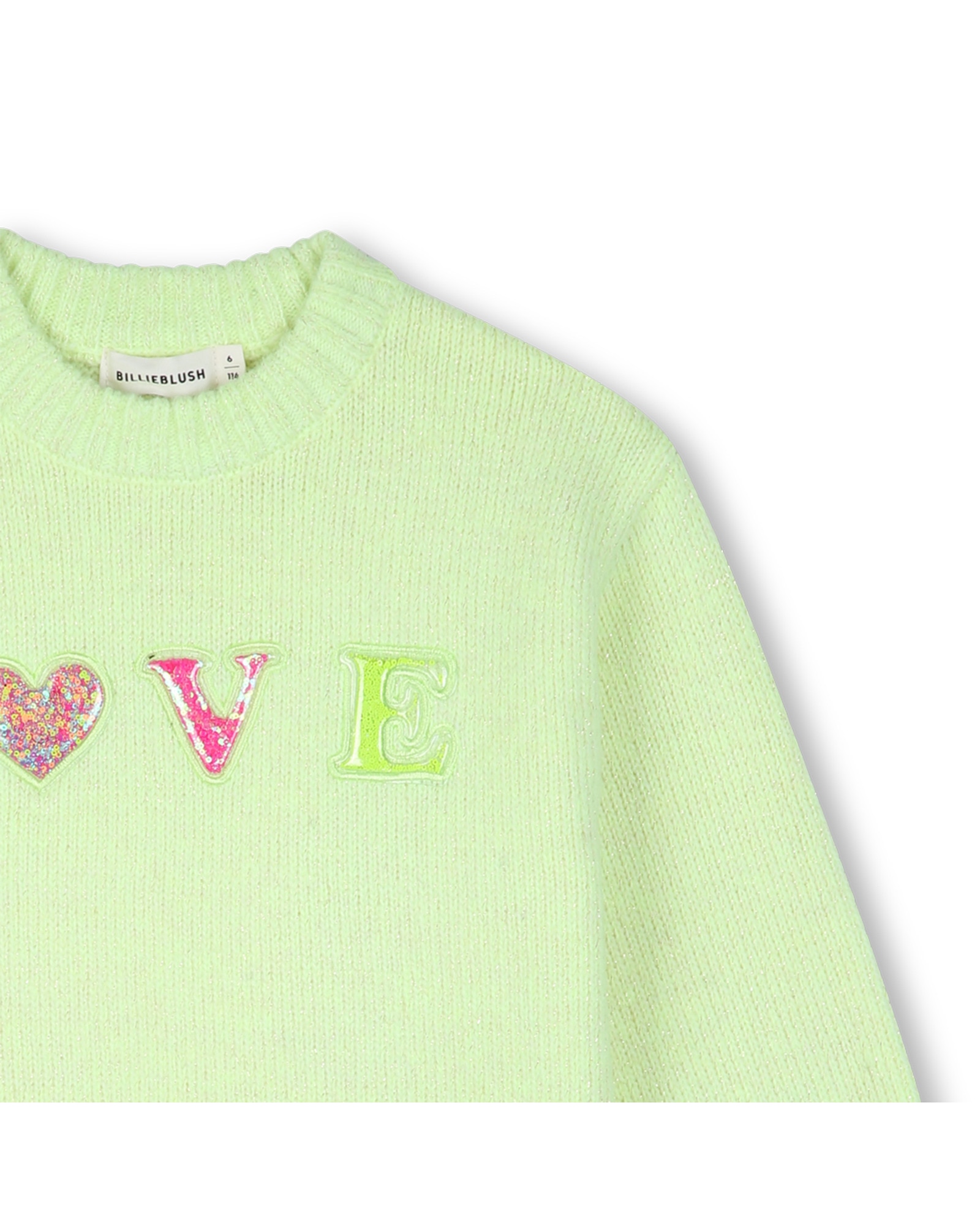 Jersey de niña con estampado grande - Billieblush - Verde Verde-2