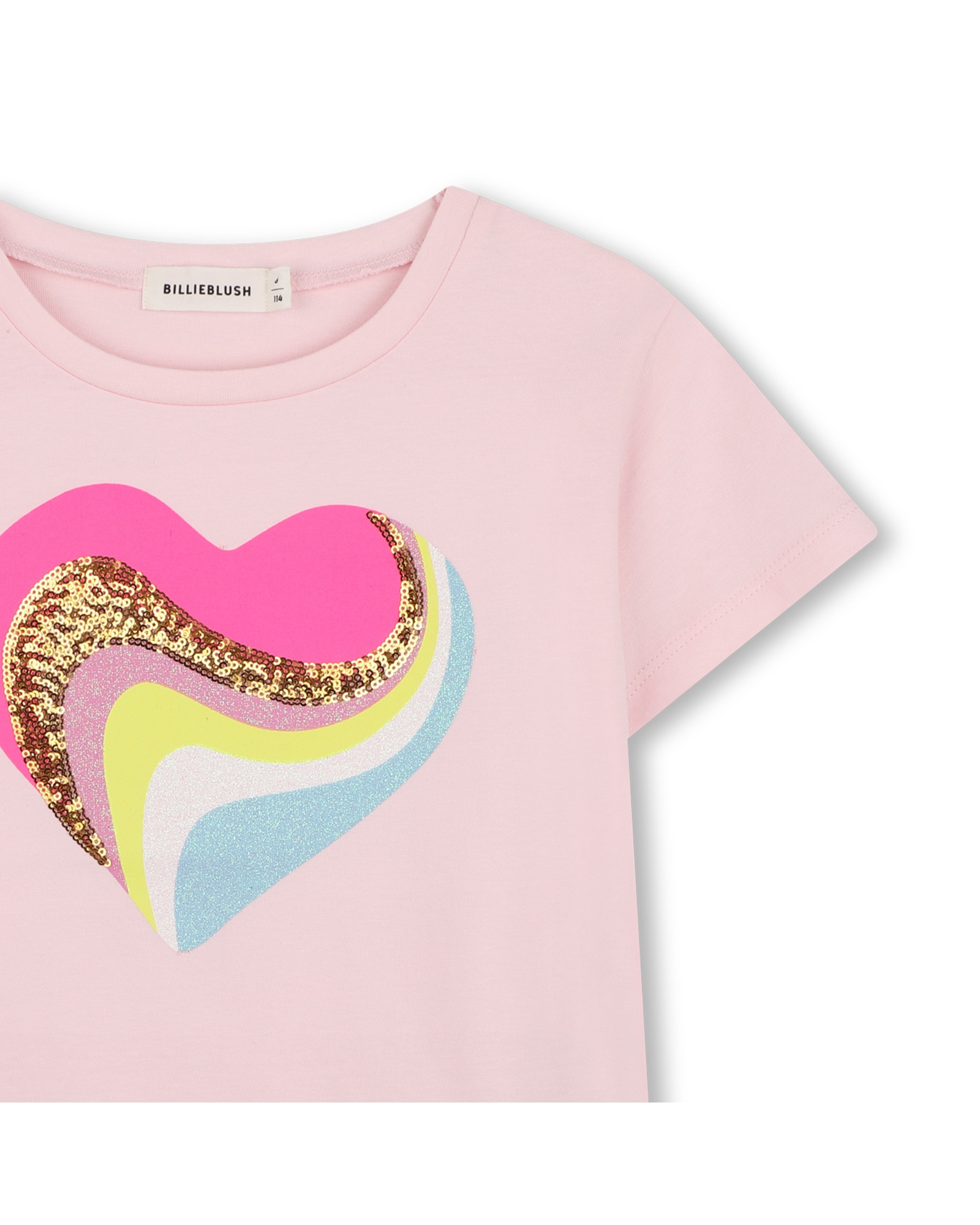 Imagen 2 de Camiseta de niña de manga corta con estampado grande - Billieblush - Multicolor Multicolor
