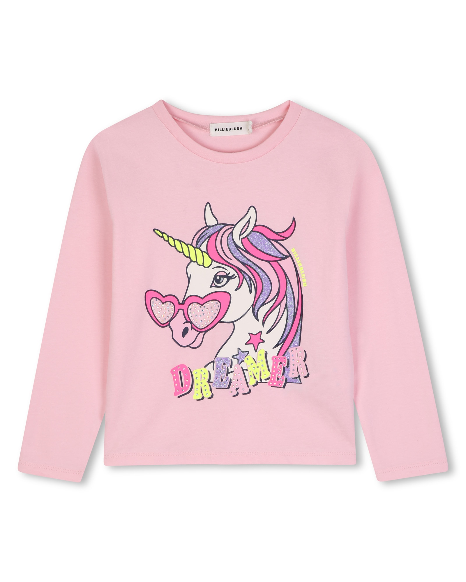 Imagen 1 de Camiseta de niña de manga larga con estampado grande Multicolor