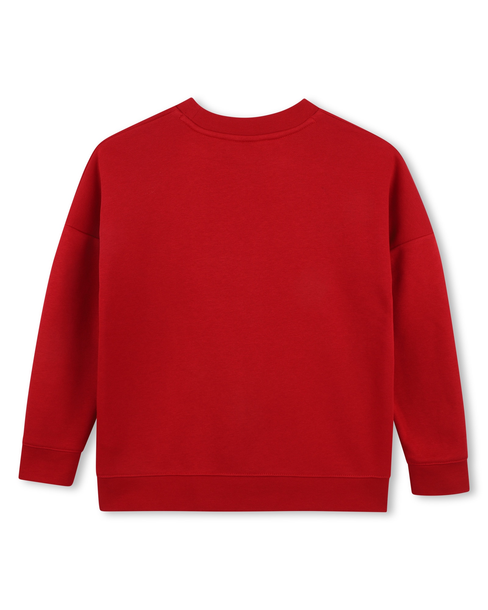Sudadera con capucha de niño con estampado grande - BOSS Kidswear - Rojo Rojo-3