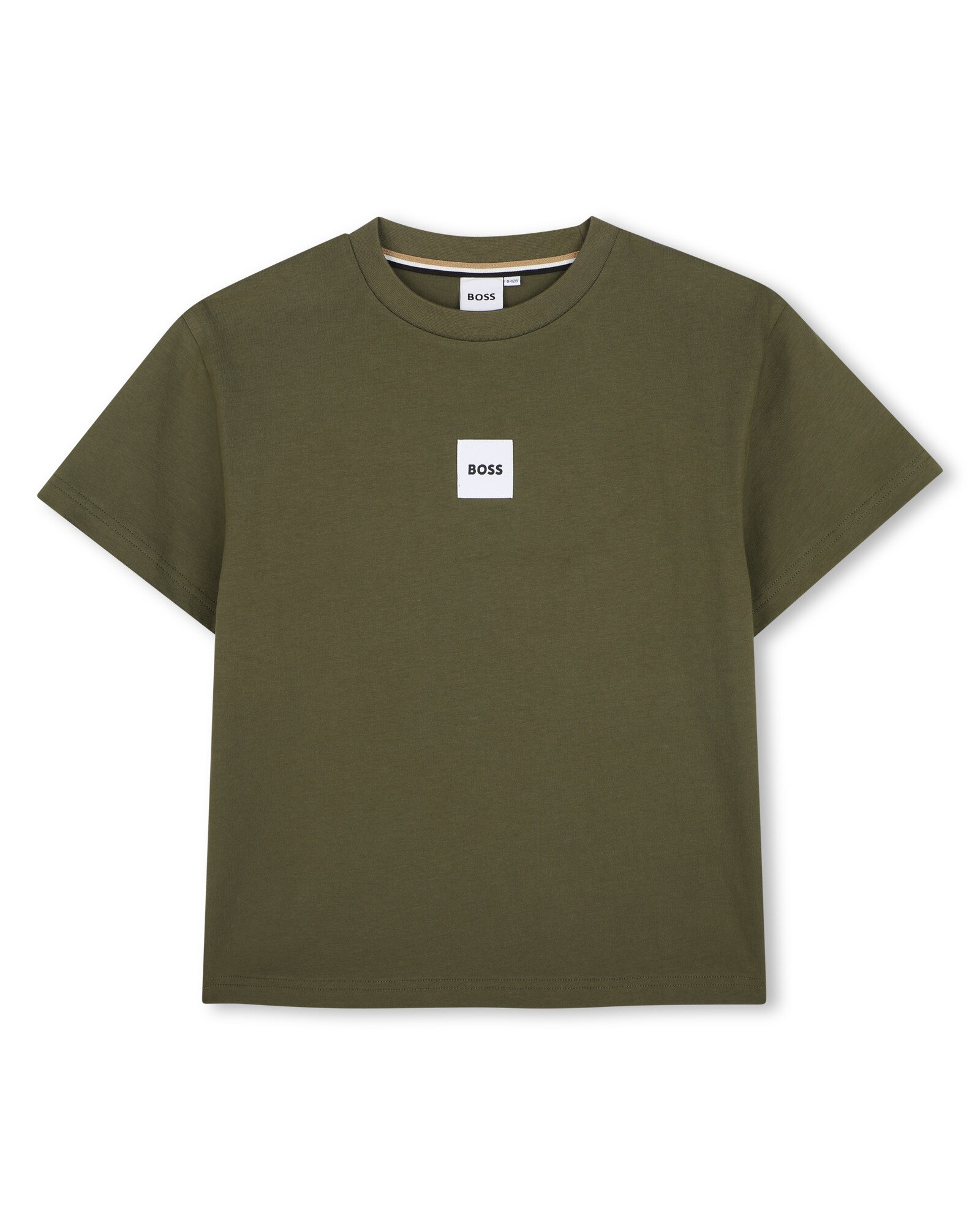 Camiseta de niño de manga corta con estampado grande - BOSS Kidswear - Verde Verde-1