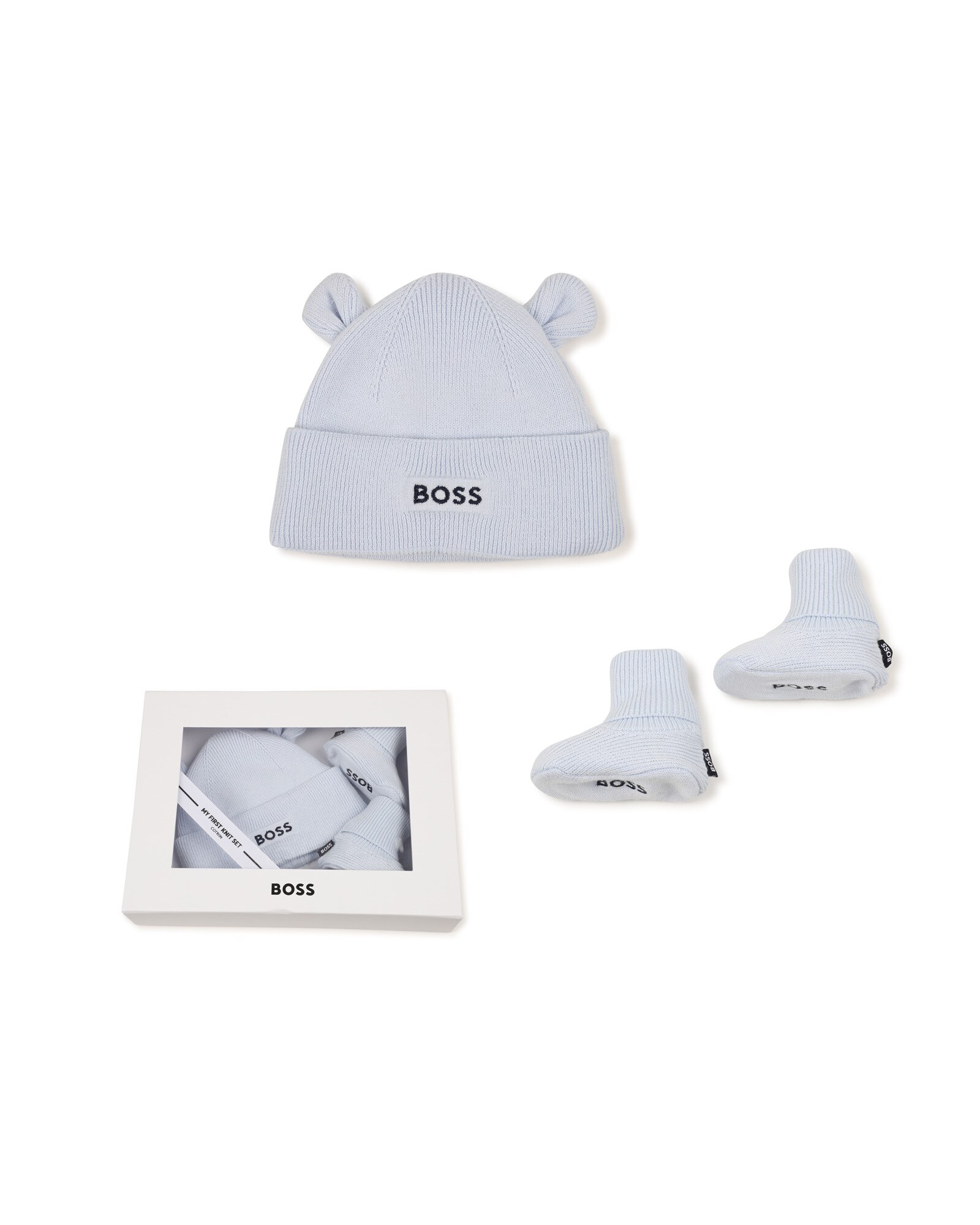 Imagen 0 de Gorro de bebé niño liso Azul