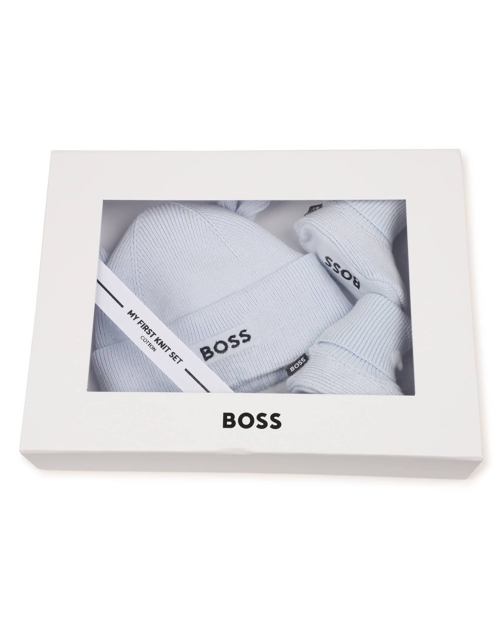 Gorro de bebé niño liso - BOSS Kidswear - Azul Azul-4