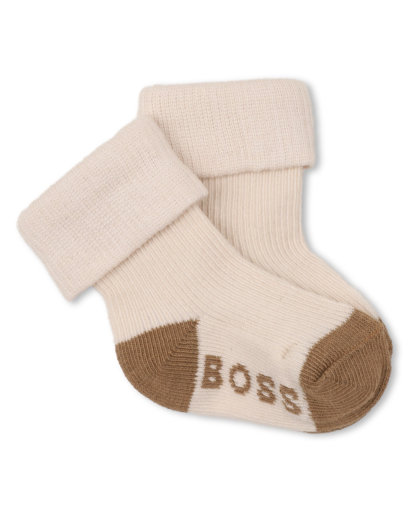 Calcetines de bebé niño con estampado grande - BOSS Kidswear - Marrón claro Marrón claro-3