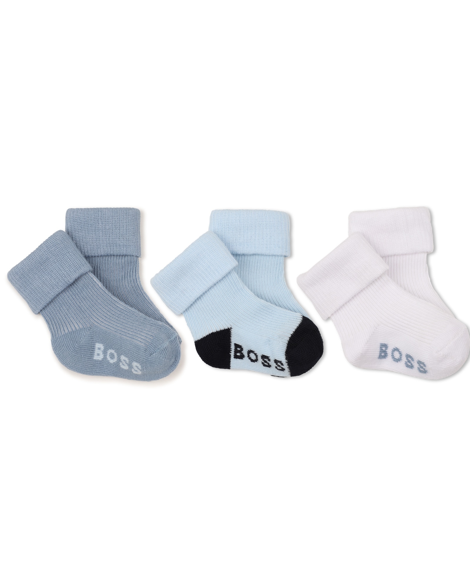 Imagen 0 de Calcetines de bebé niño con estampado grande Azul
