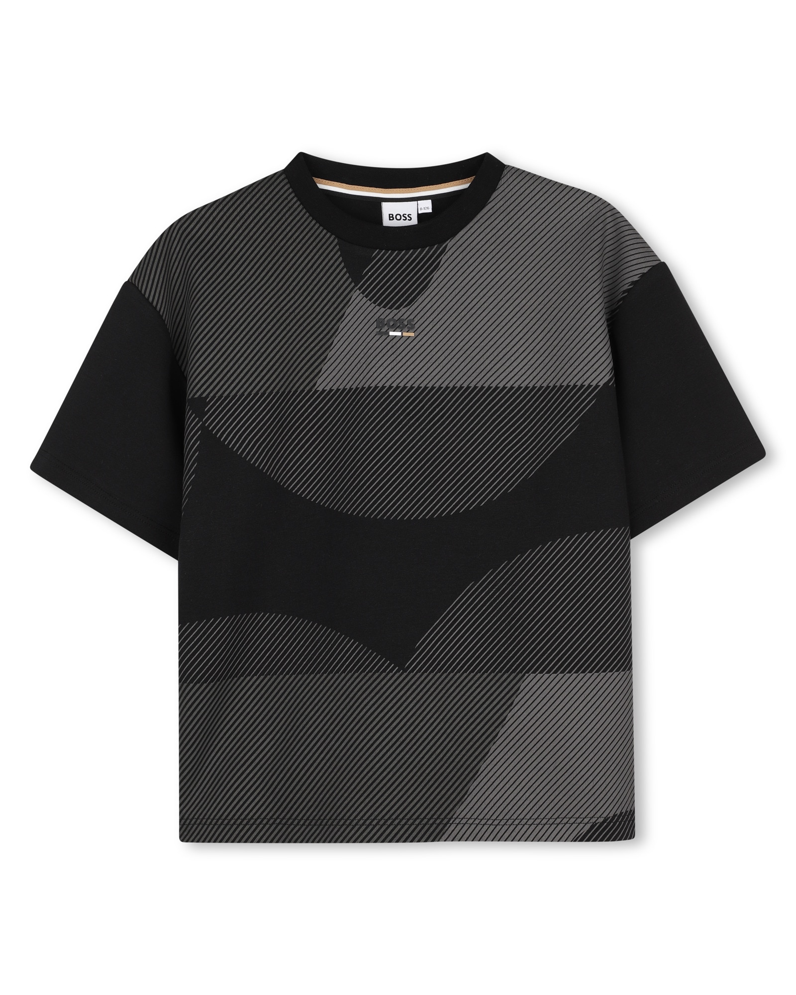 Imagen 0 de Camiseta de niño de manga corta con fantasía Negro