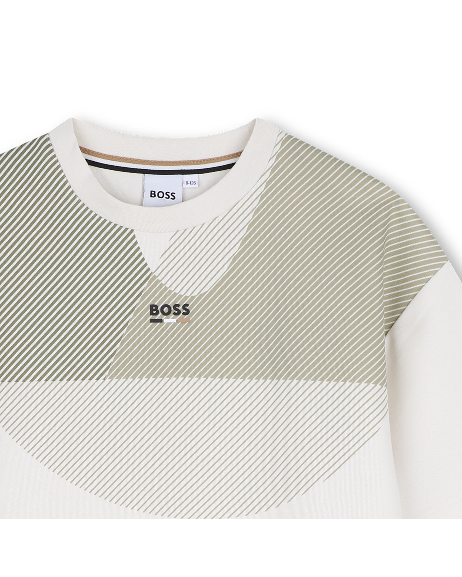 Camiseta de niño de manga corta con fantasía - BOSS Kidswear - Crudo Crudo-2