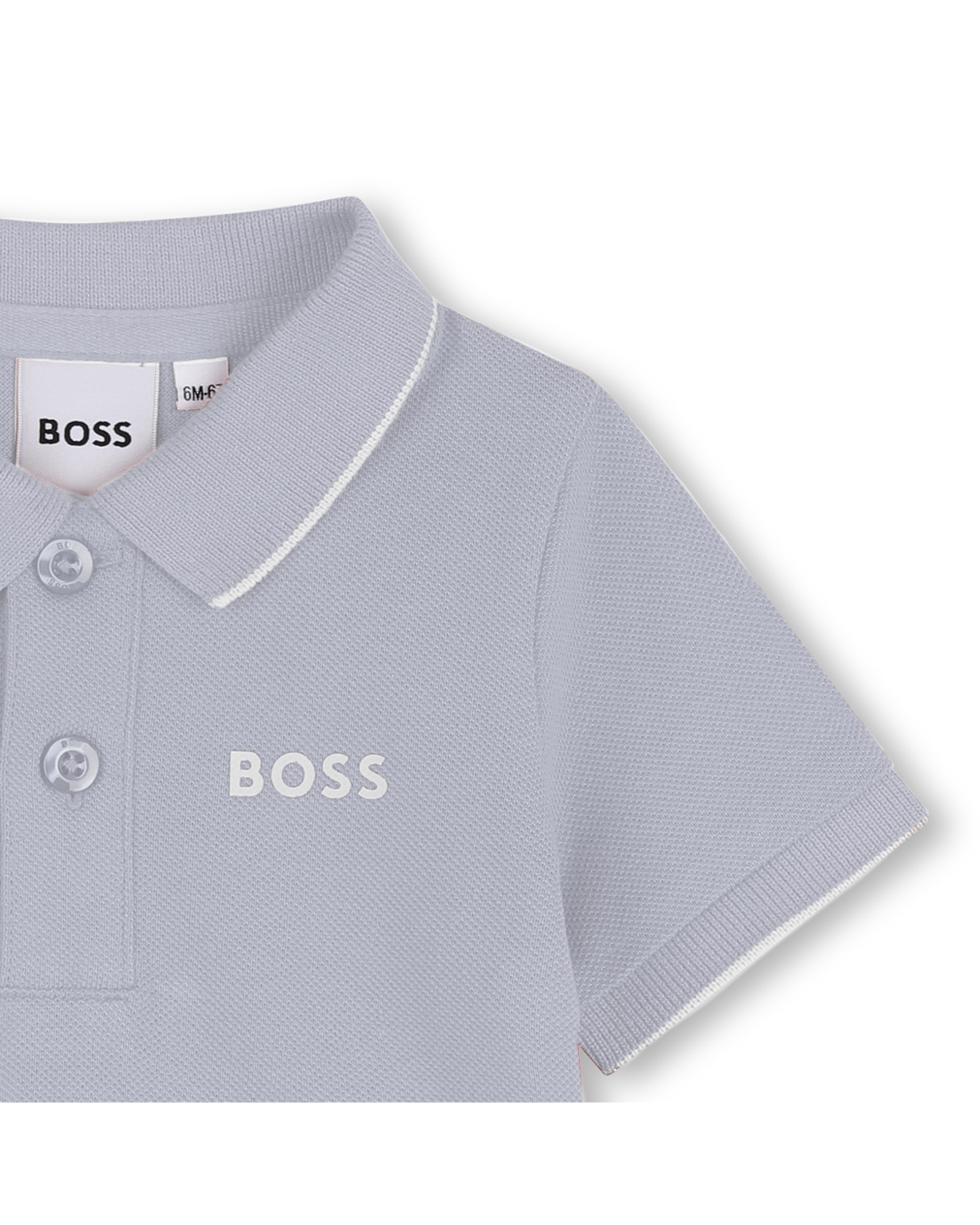 Camiseta de bebé niño de manga corta con fantasía - BOSS Kidswear - Azul Azul-2
